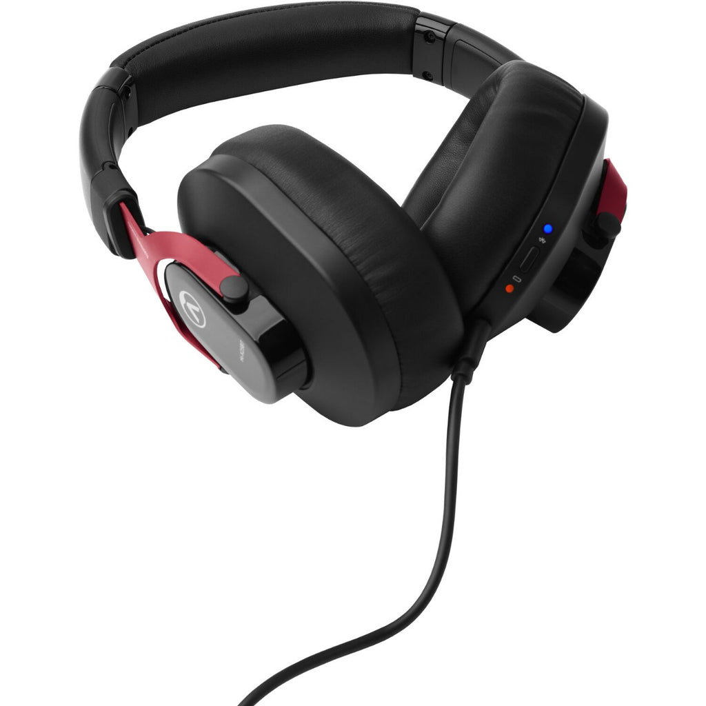 Austrian Audio Hi-X25BT wireless headphones with over-ear design, black color, and padded ear cups for comfortable listening.