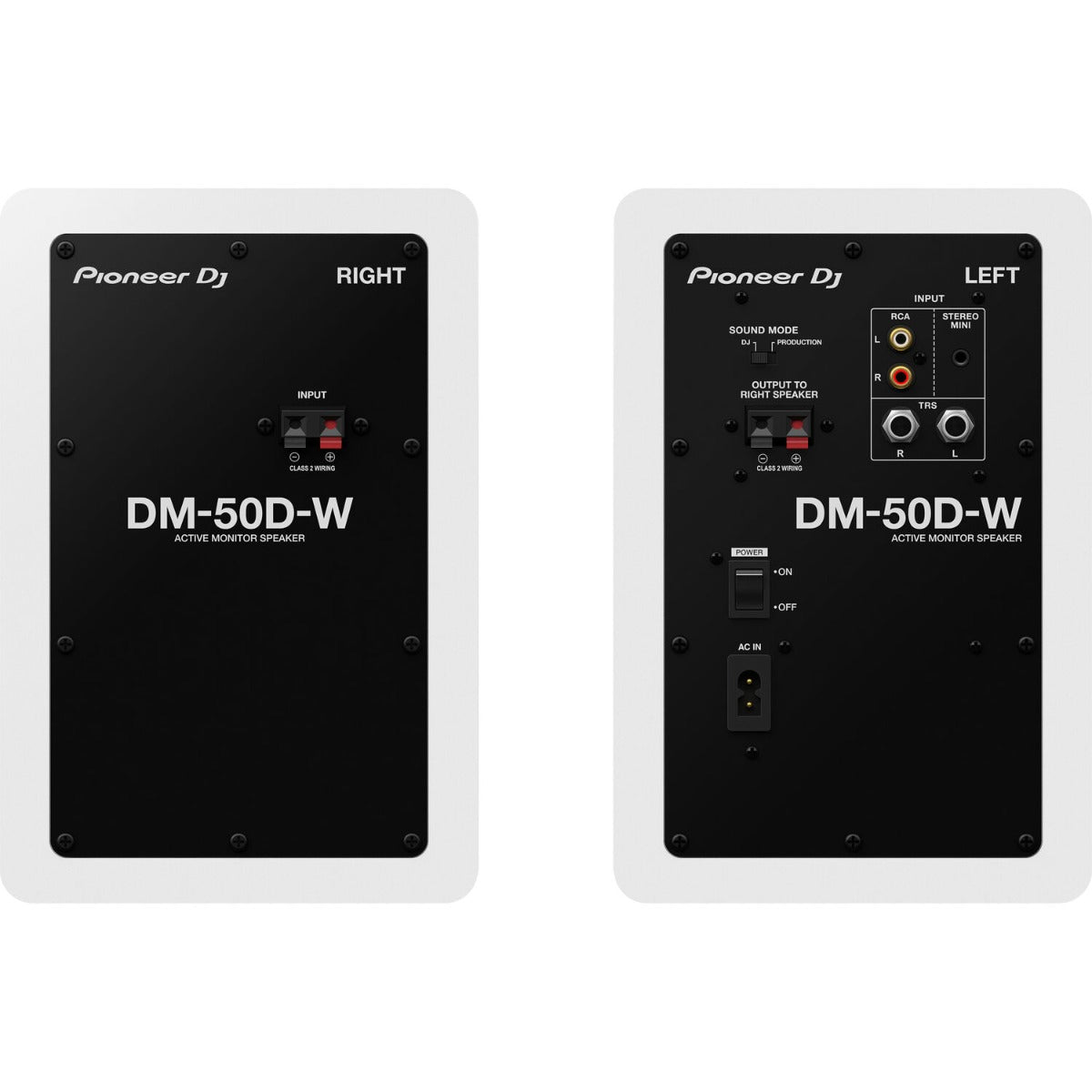 Pioneer DM-50D (Pair, White)
