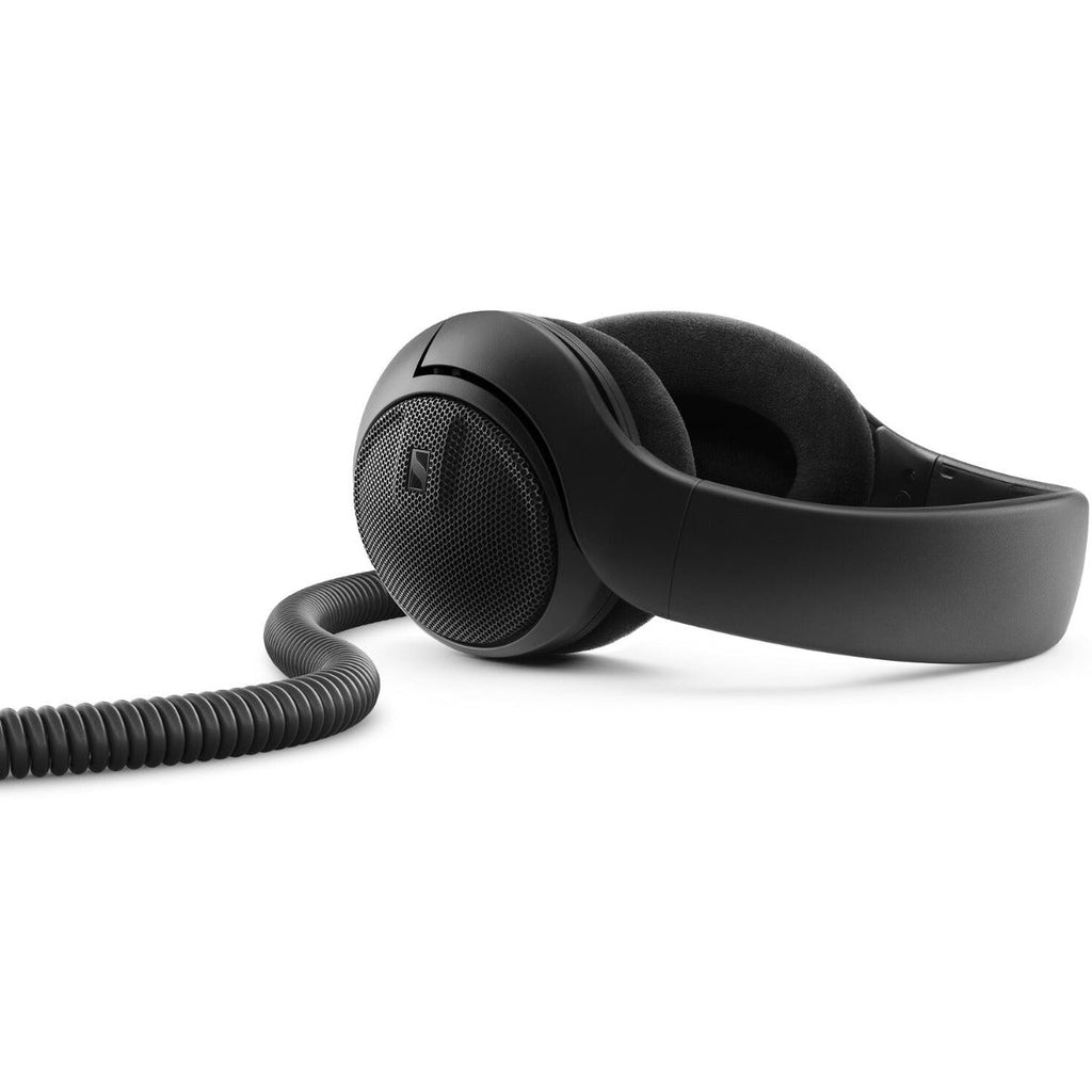 Sennheiser HD 400 Pro studio headphones with over-ear design, black color, and adjustable headband for professional audio monitoring