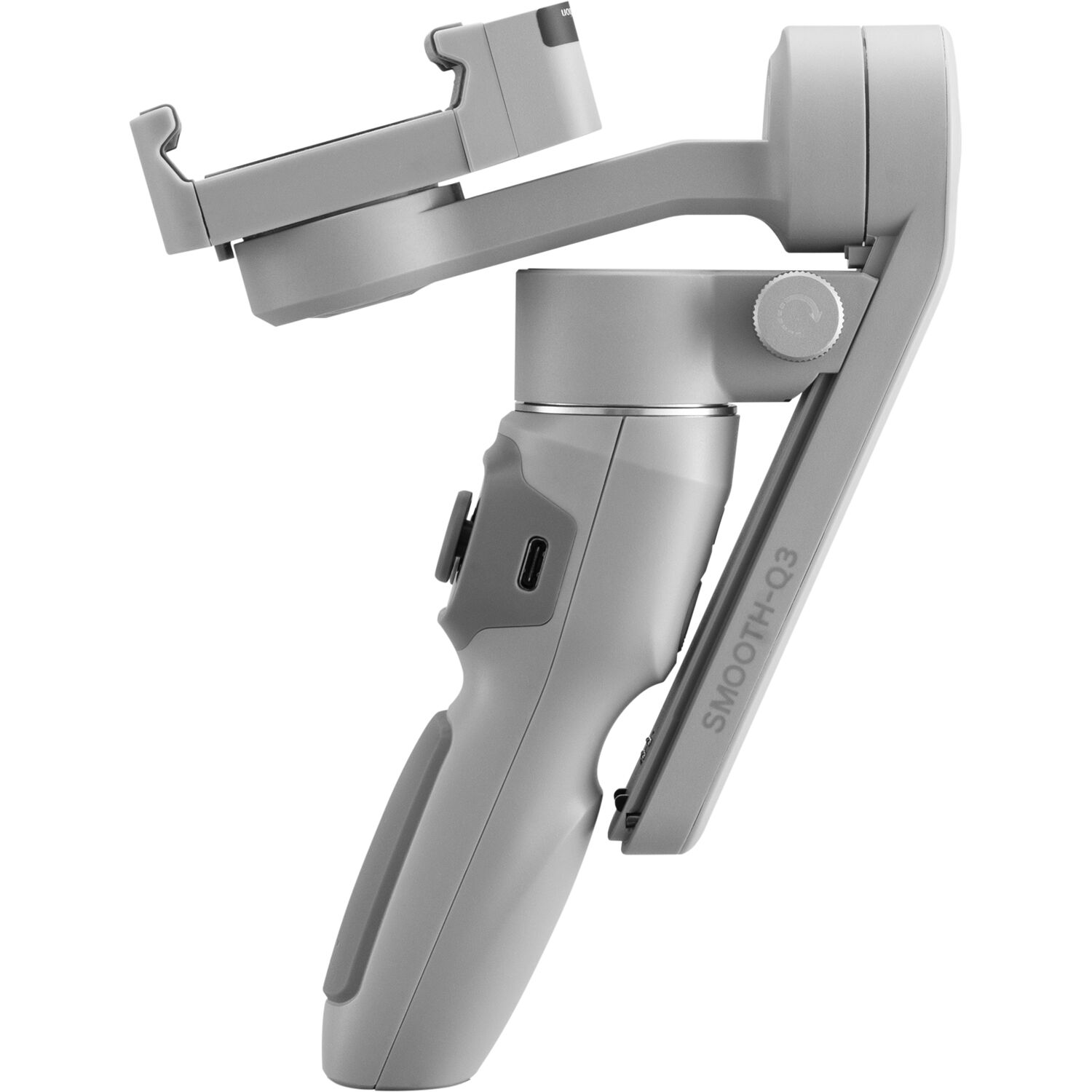 Zhiyun Smooth Q3 combo handheld stabilizer and gimbal for smartphones, featuring ergonomic design and adjustable grip.