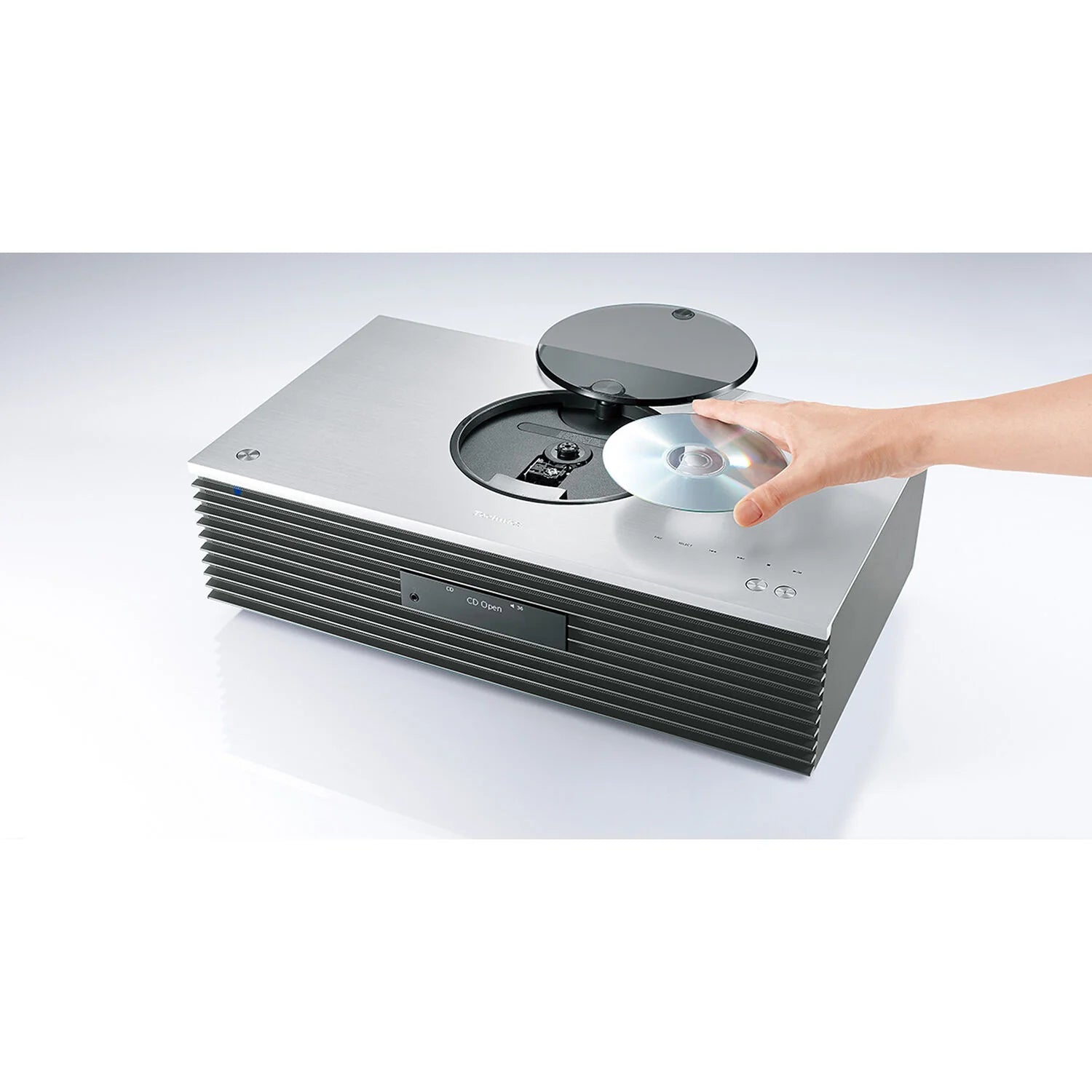 Technics SC-C70MK2 CD player with sleek black finish and digital display, designed for high-quality music playback.