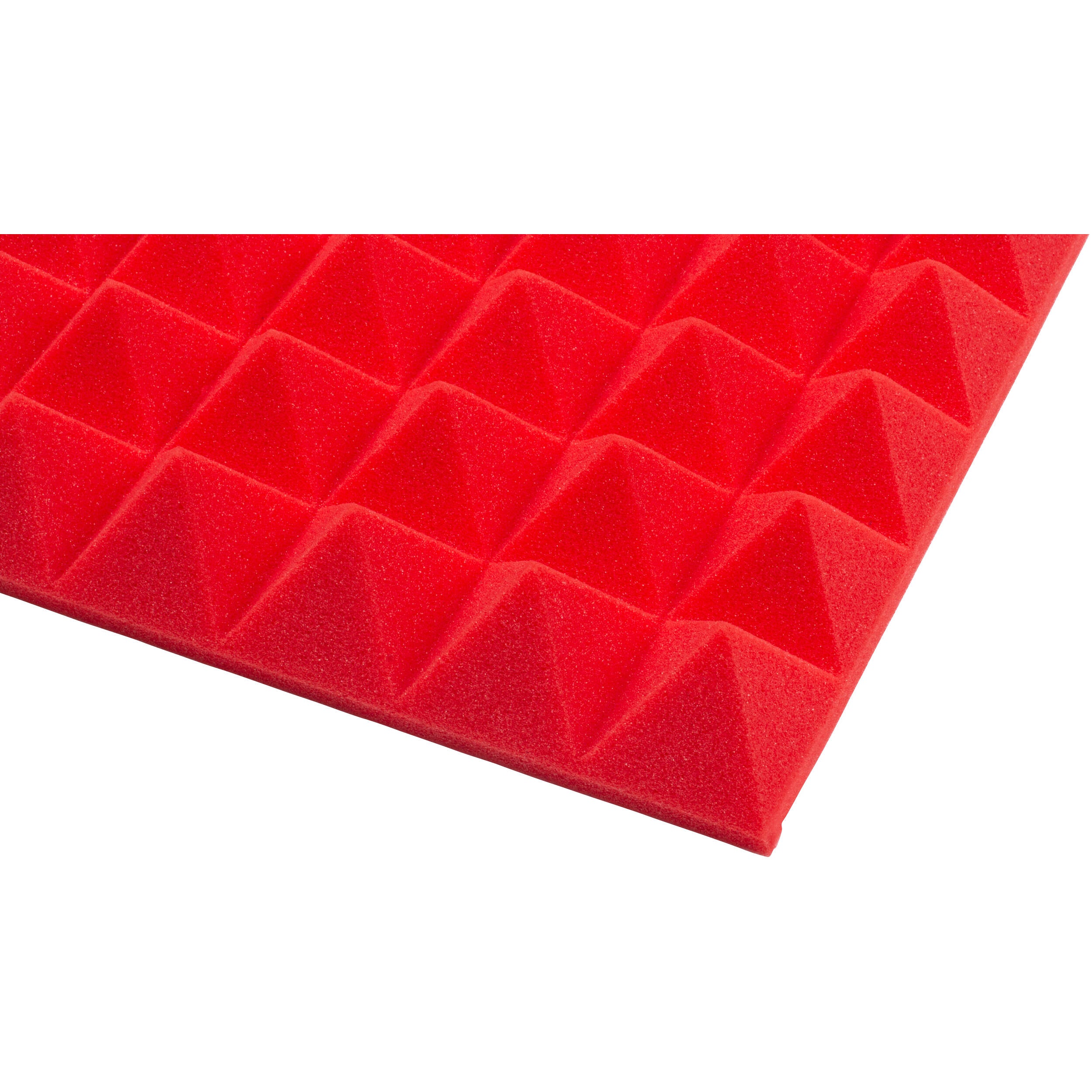 Gator Acoustic Pyramid Panel 12x12" (Red, 8pcs.)