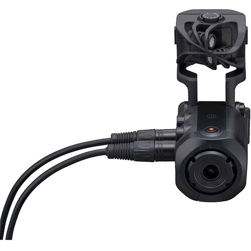 Zoom Q8n-4K video camera with multiple lenses and controls, ideal for high-quality video recording and professional content creation.