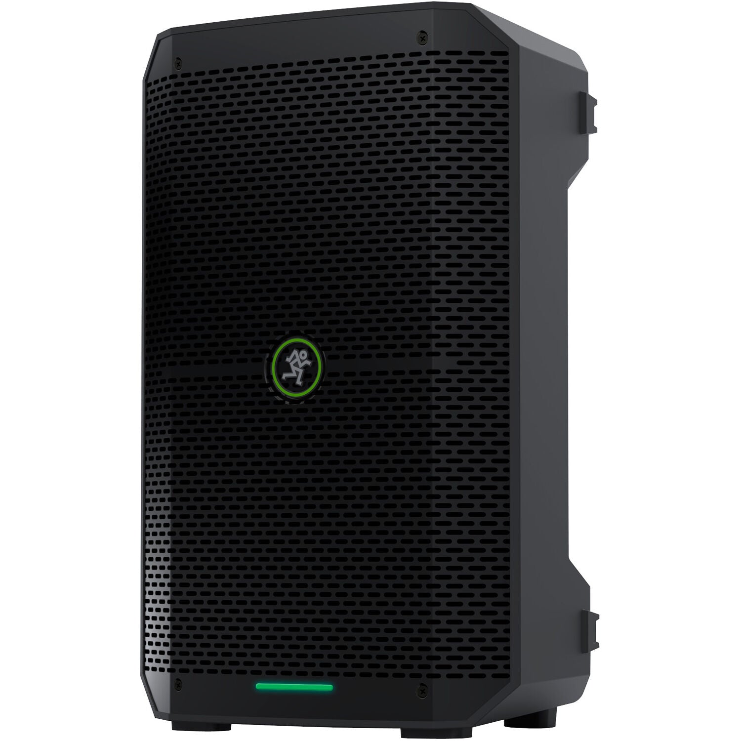 Mackie Thump GO portable PA speaker with built-in handles and control panel, ideal for live sound and events.