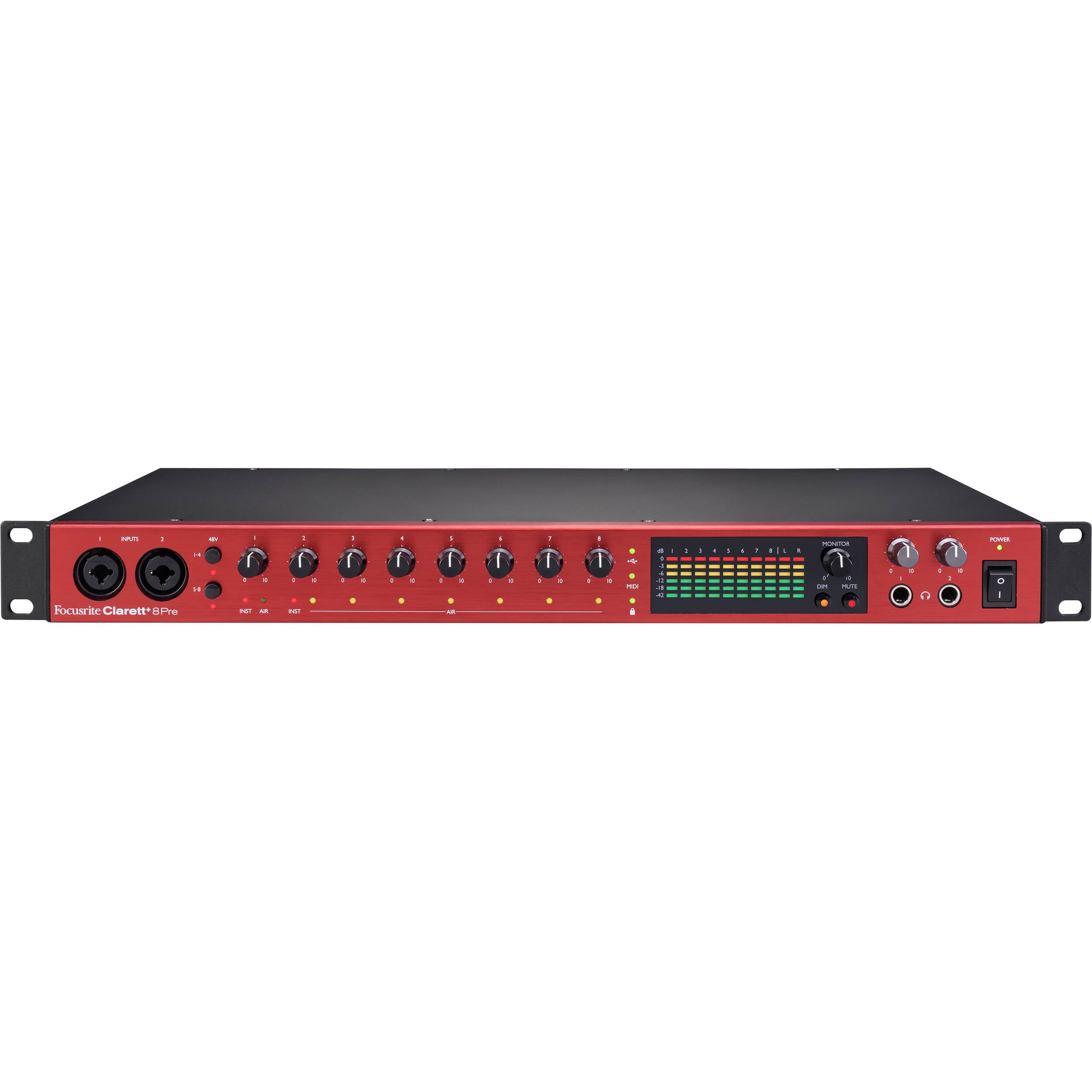 Focusrite Clarett+ 8Pre