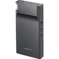 Astell&Kern AK PA10 portable headphone amplifier with sleek black design and premium build quality.
