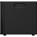 Pioneer DJ XPRS 1182S active subwoofer with black enclosure and control panel, designed for powerful bass in professional sound setups.