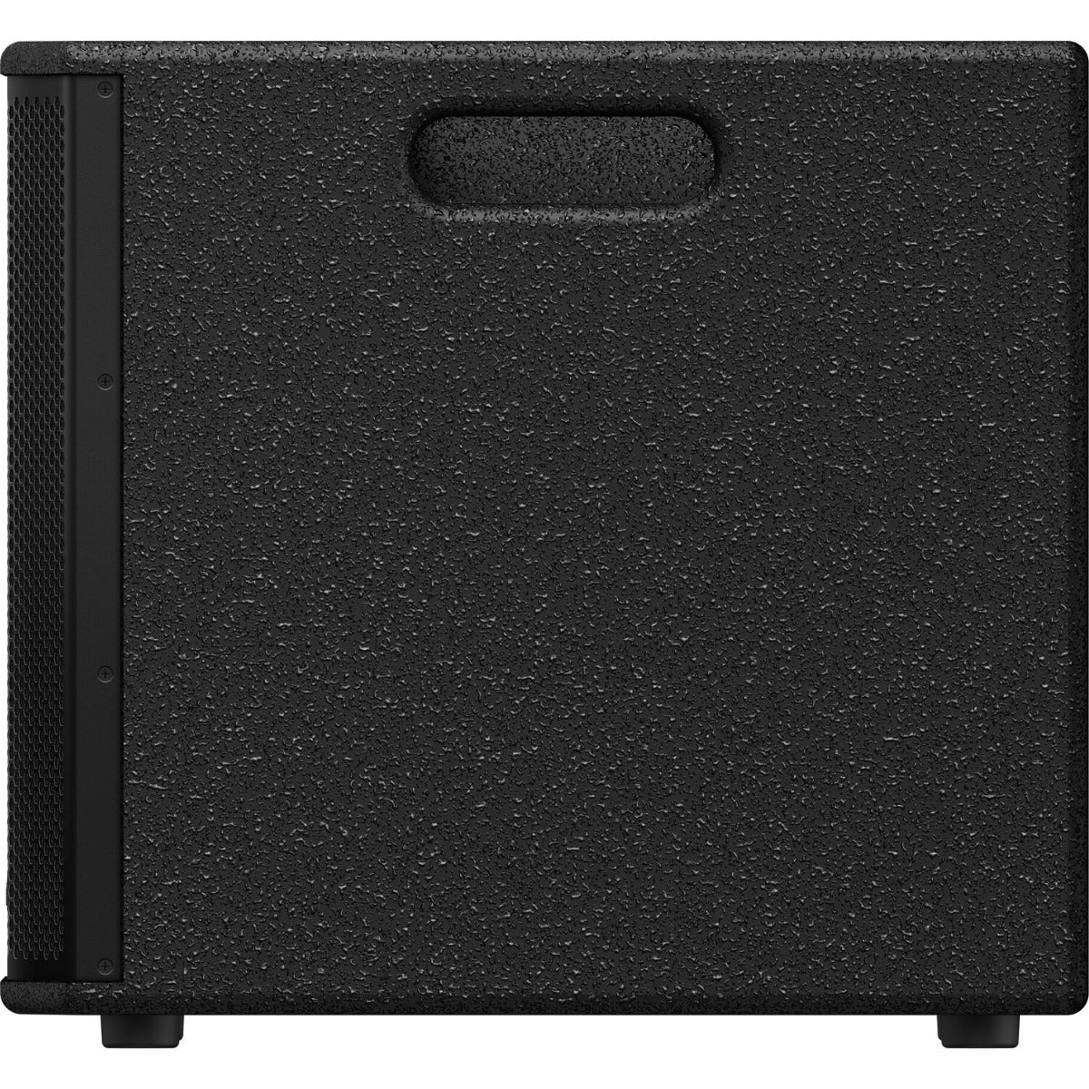 Pioneer DJ XPRS 1182S active subwoofer with black enclosure and control panel, designed for powerful bass in professional sound setups.