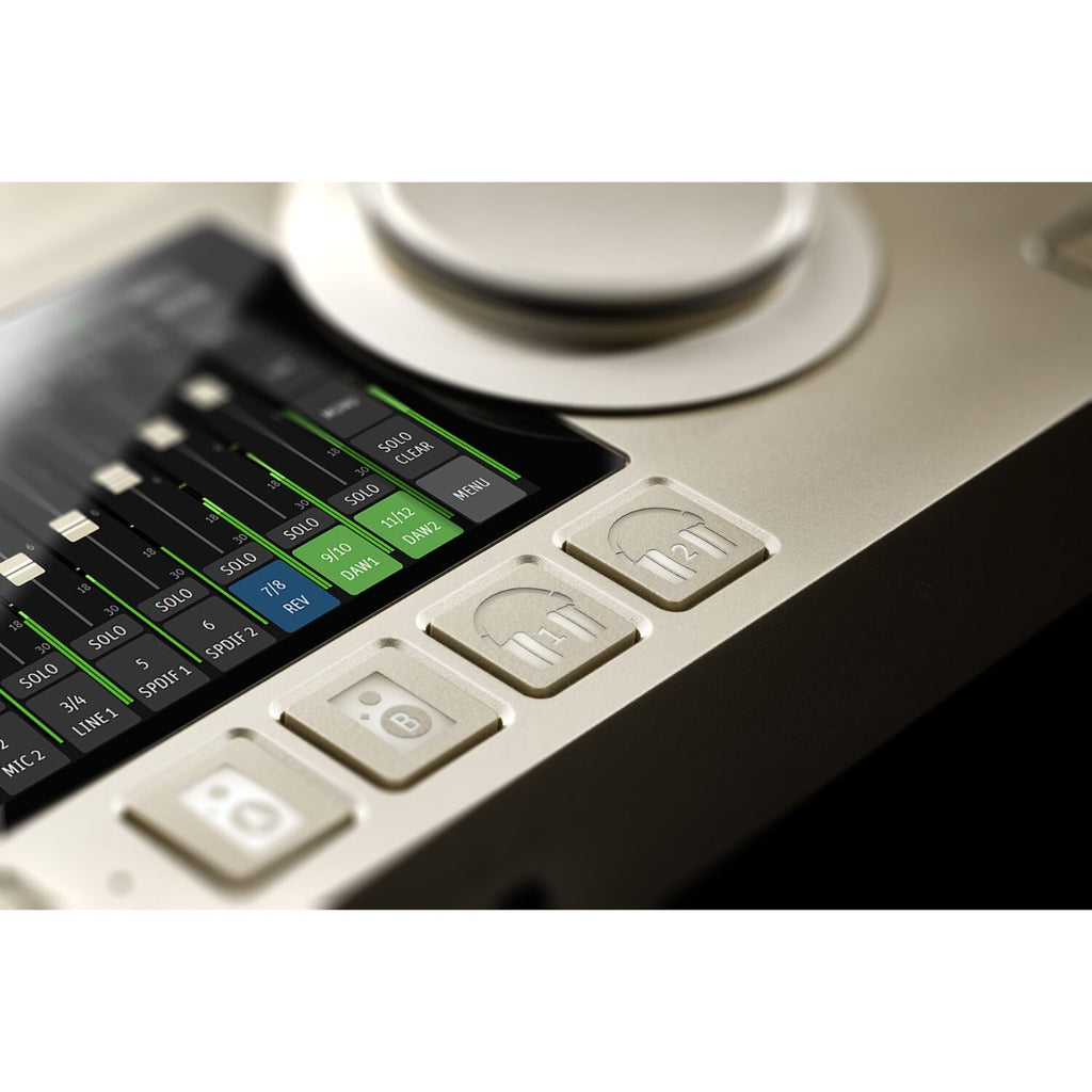 Neumann MT 48 audio interface with control knobs and input ports, designed for professional audio recording.