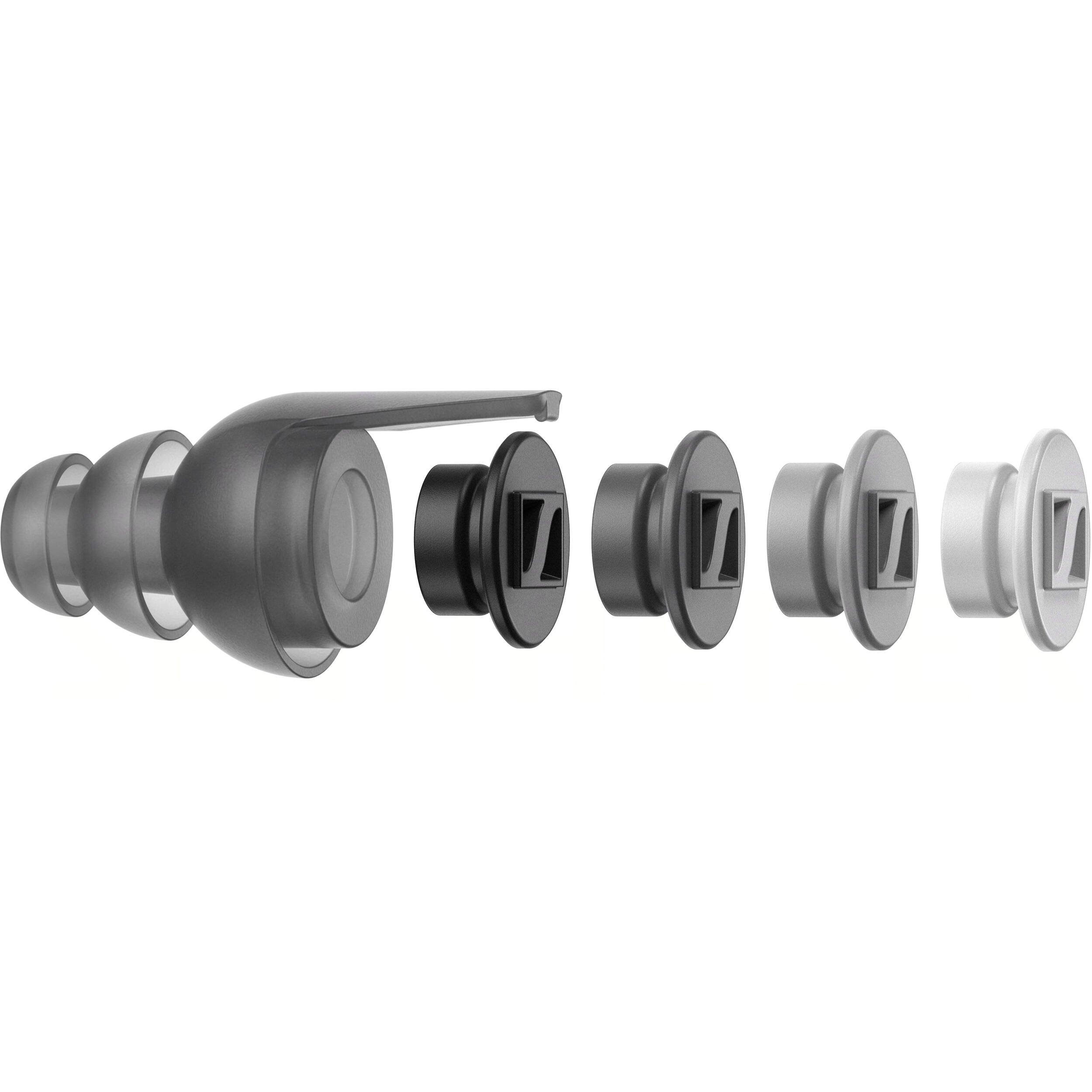 Sennheiser SoundProtex hearing protection with cushioned ear cups and adjustable headband for noise reduction.
