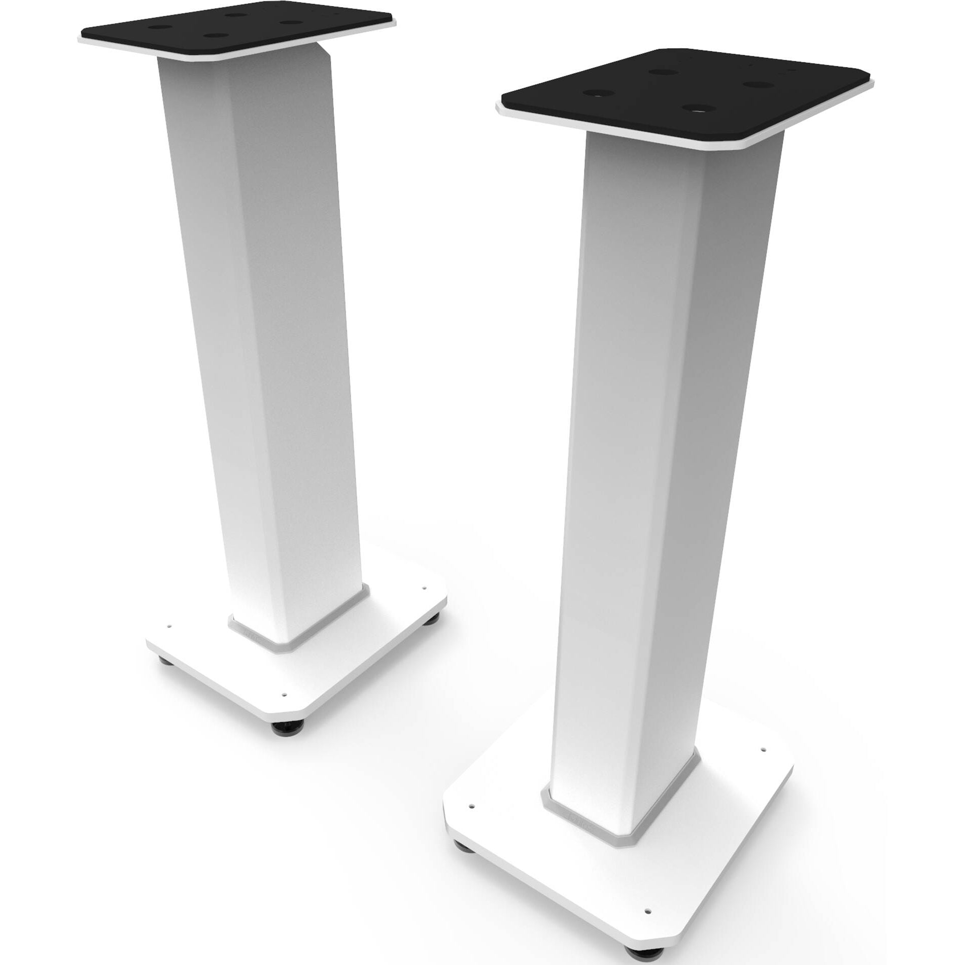 Kanto Audio SX 26-inch speaker stands set up for supporting studio or home speakers in a professional audio setup.