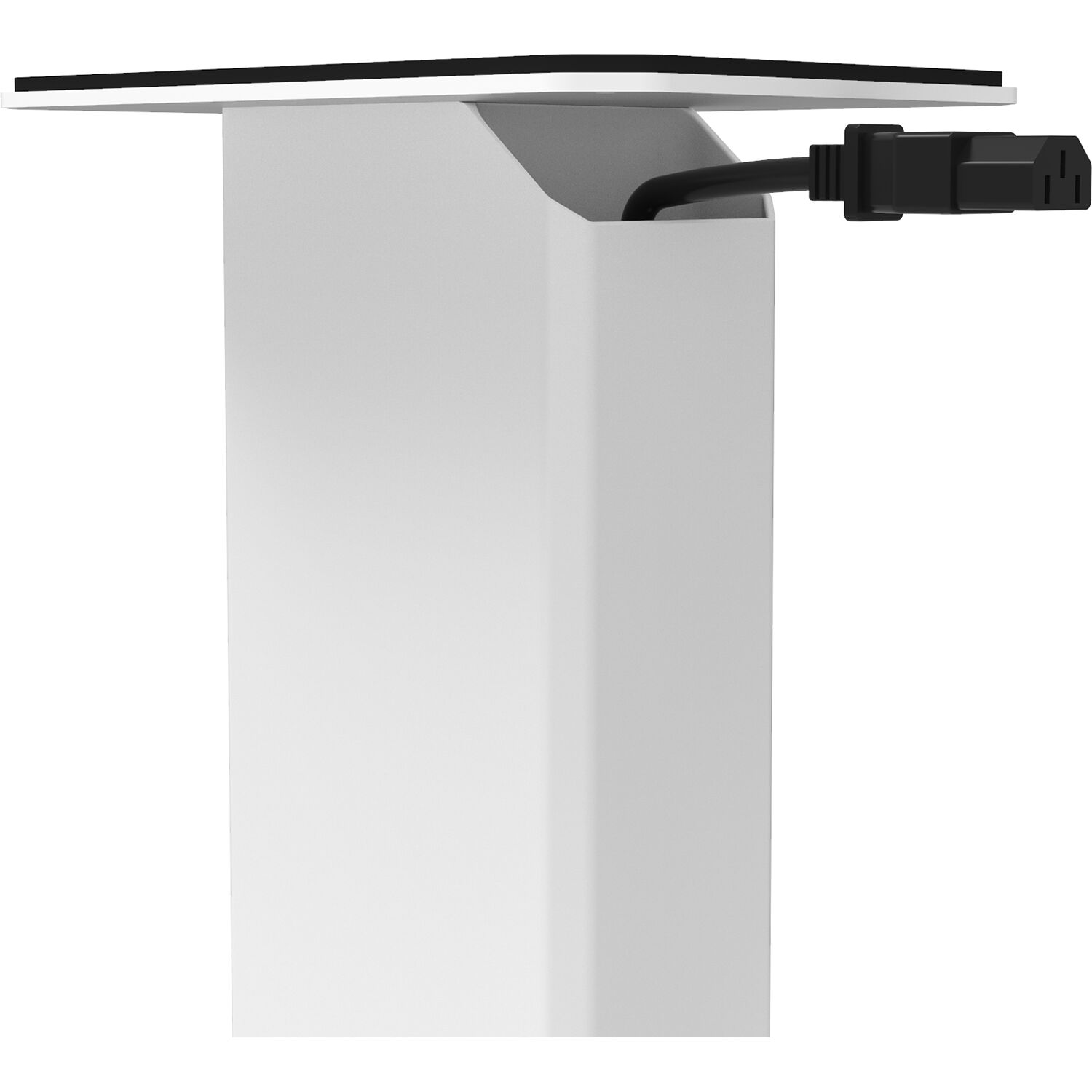 Kanto Audio SX speaker stands, 26-inch height, black metal construction, designed to elevate and support audio speakers.