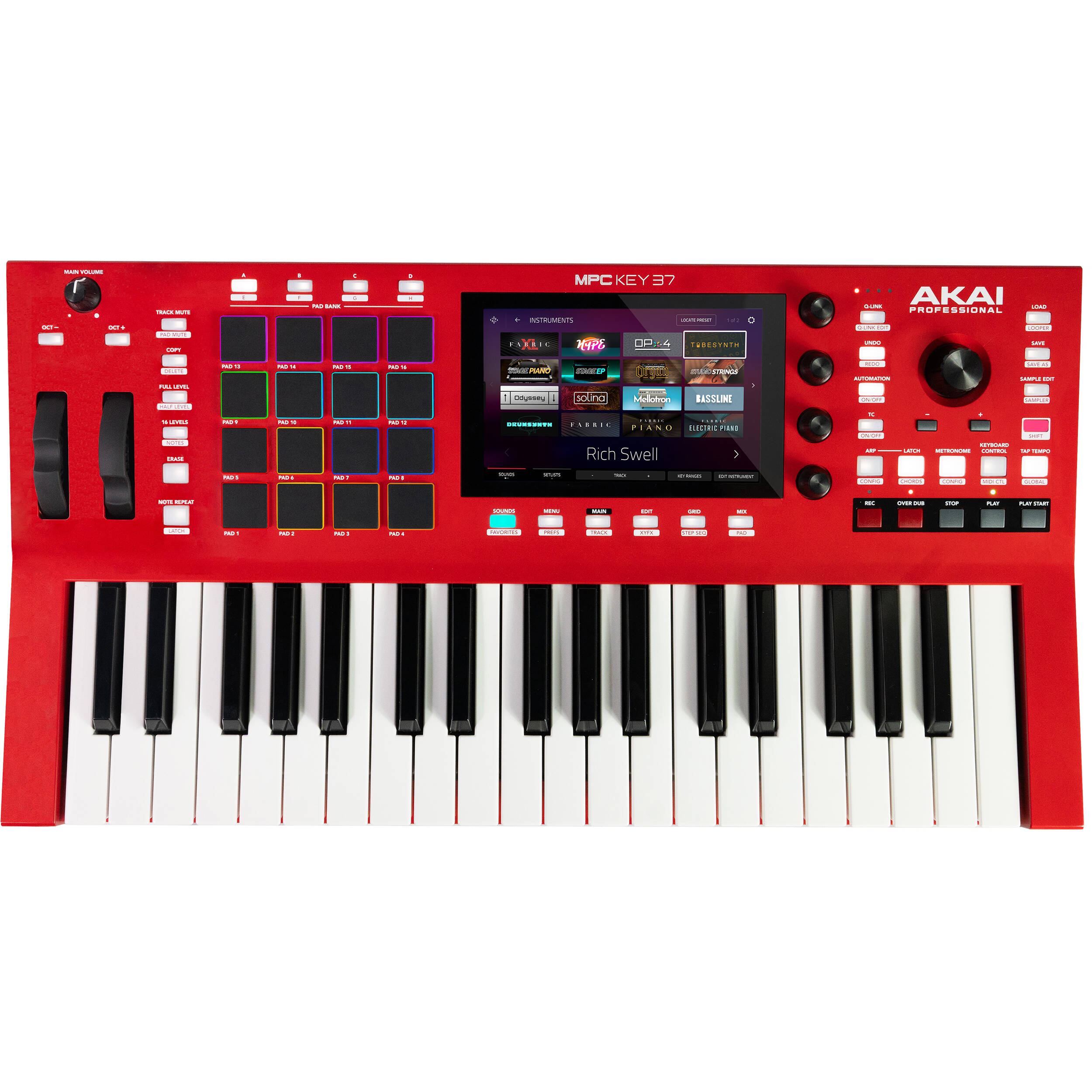 Akai Professional MPC Key 37 (Red)