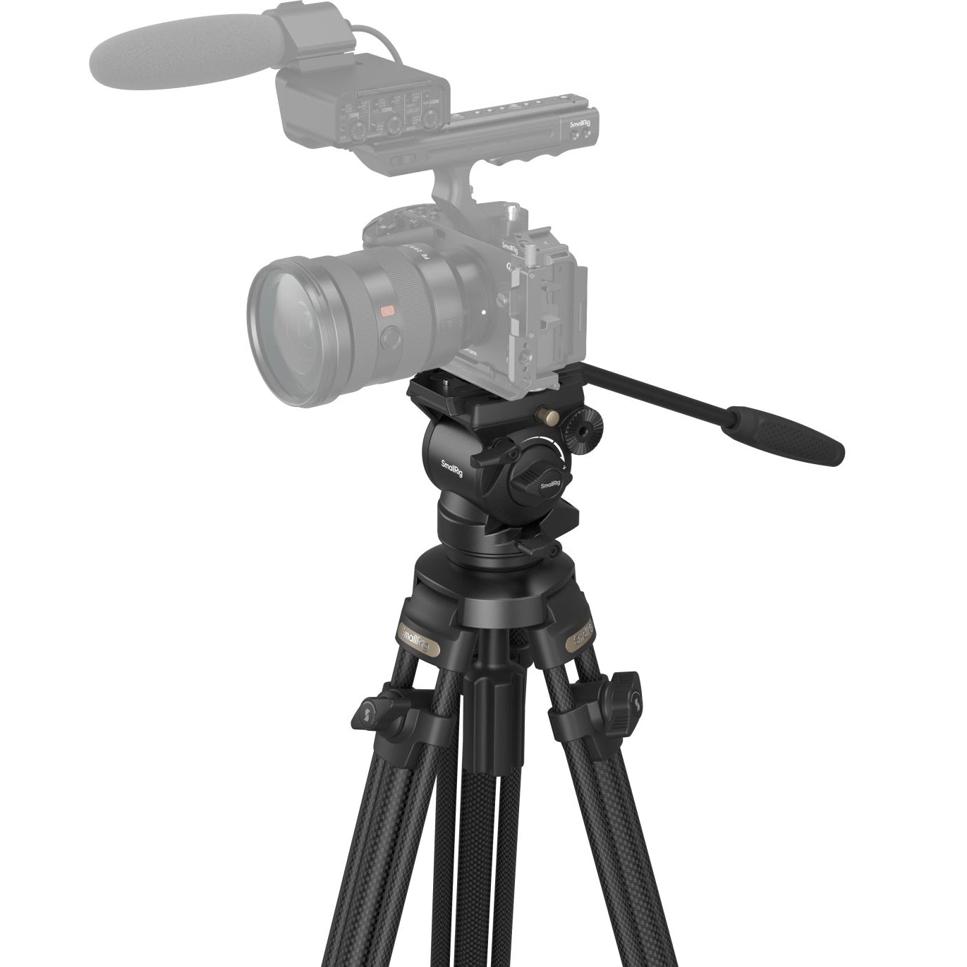 SmallRig AD-50 Lightweight Video Carbon Fiber Tripod Kit (4685)