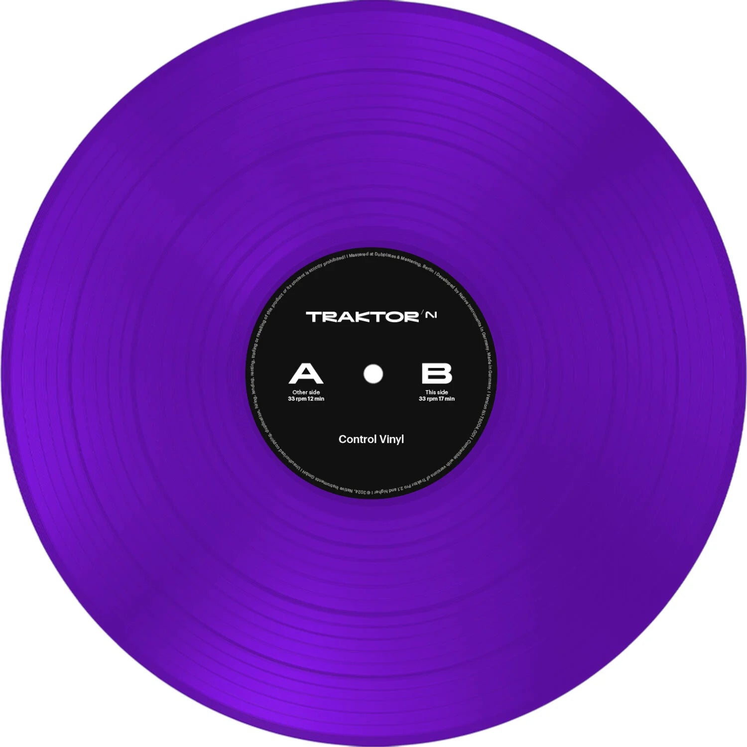 Native Instruments Traktor Control Vinyl (Purple)