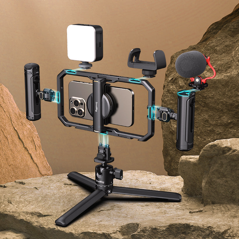 SmallRig All-in-One Video Kit for Smartphone Creators (Quick Pro Edition)