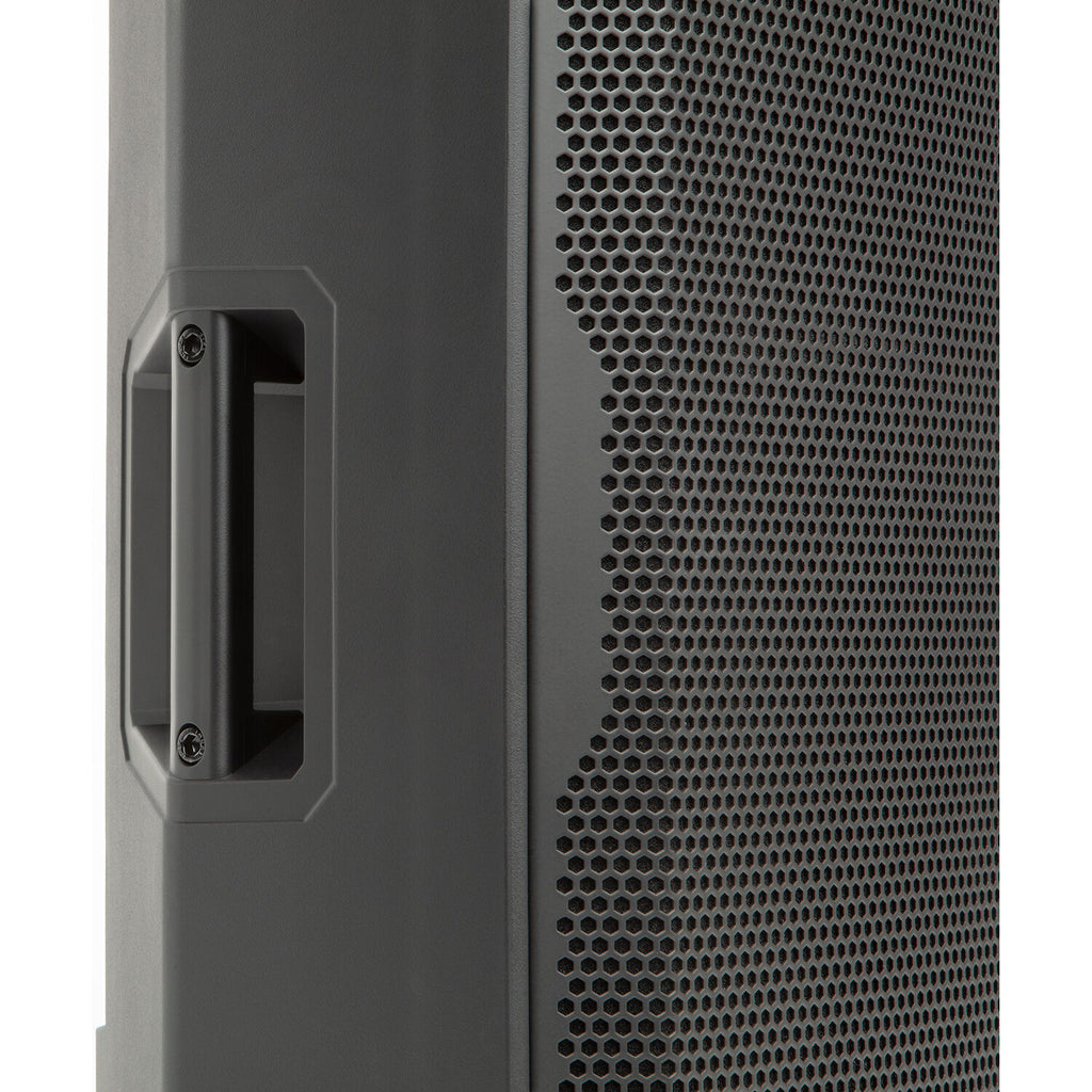 Alto Professional TS408 PA speaker system with a black speaker enclosure and control panel, designed for live sound reinforcement.