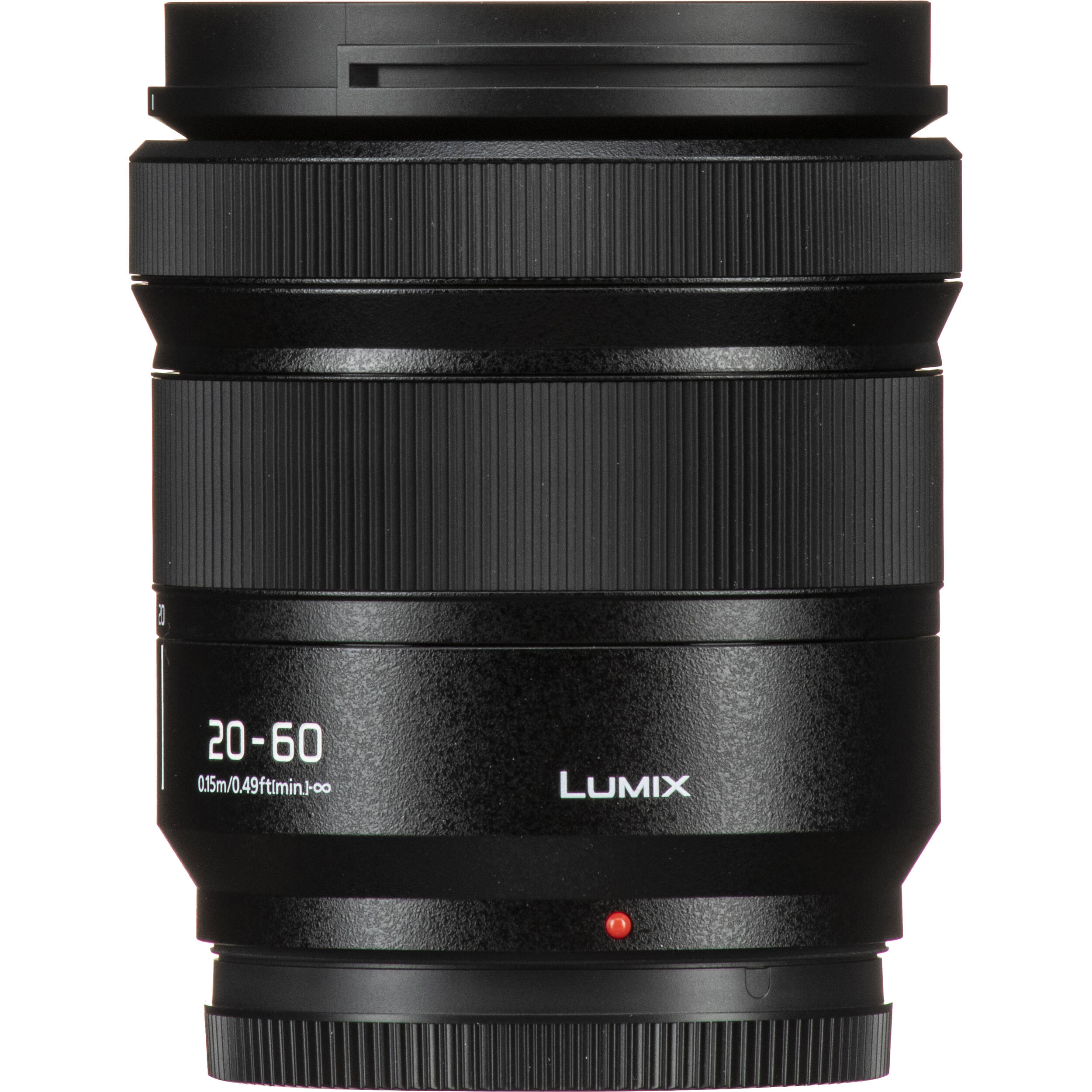 Panasonic Lumix S5M2X video camera with 20-60mm lens kit, showing the camera body and lens attached on a neutral background.