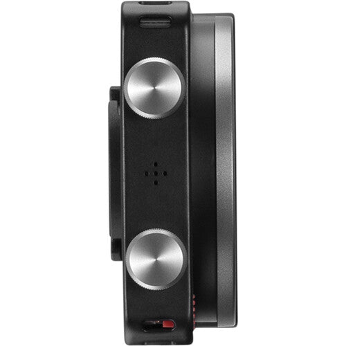 Zhiyun Molus X100 Pro bi-color LED light panel with adjustable brightness and color temperature, shown in a professional studio setting