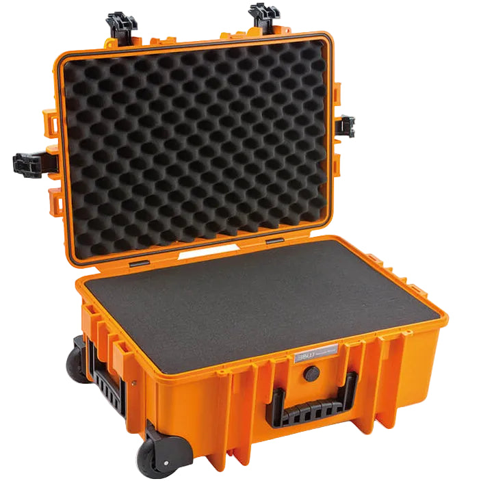 B&W Cases Type 6700 divider system for video equipment bags, showing padded dividers and interior layout.