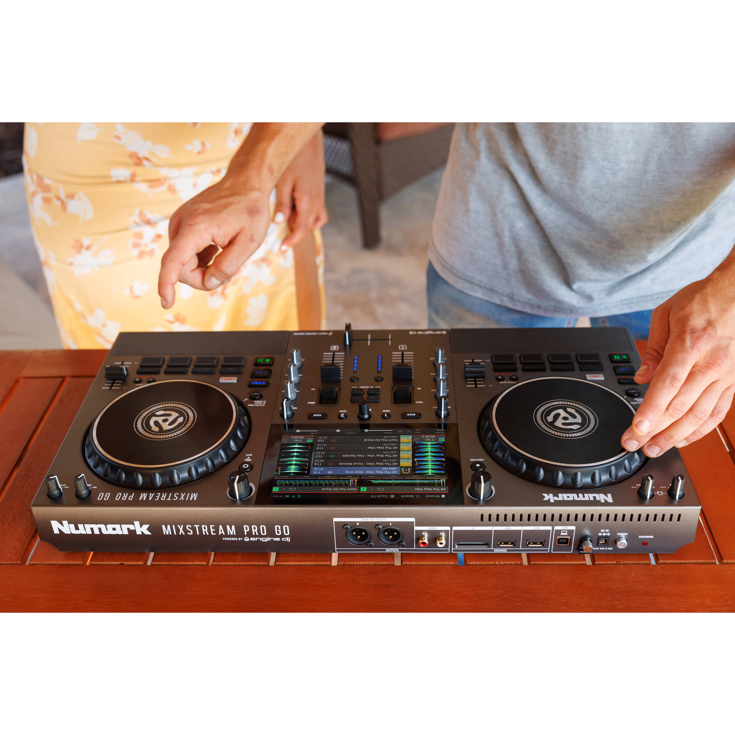 Numark Mixstream Pro Go DJコントローラー Apple Music・Amazon