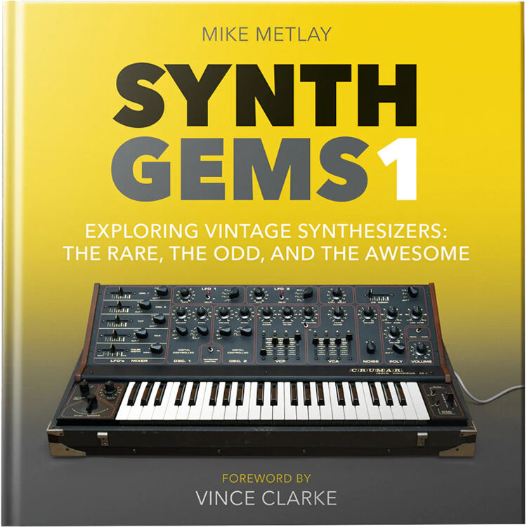Bjooks Synth Gems 1 book cover featuring colorful abstract artwork and title text on a white background.