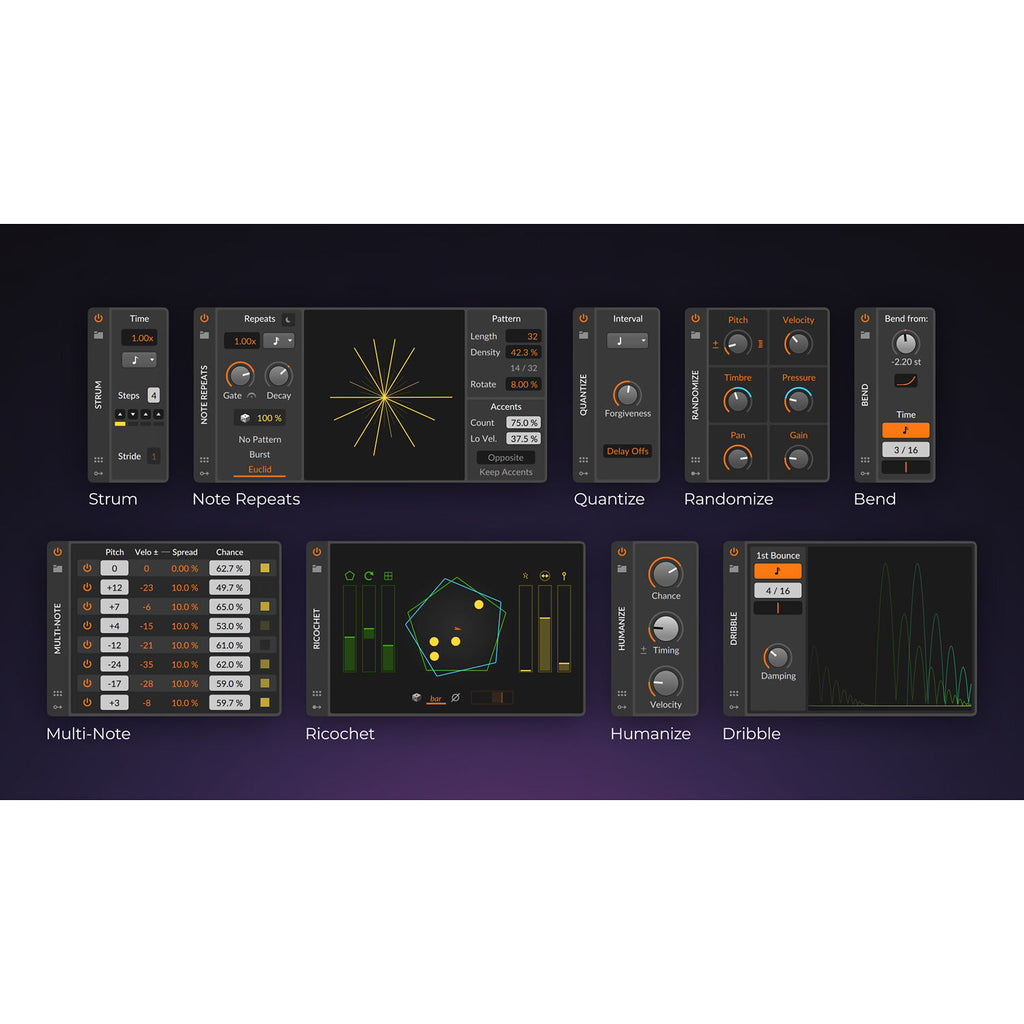 Bitwig Studio 5 music production software interface showing digital audio workstation with tracks and editing tools.