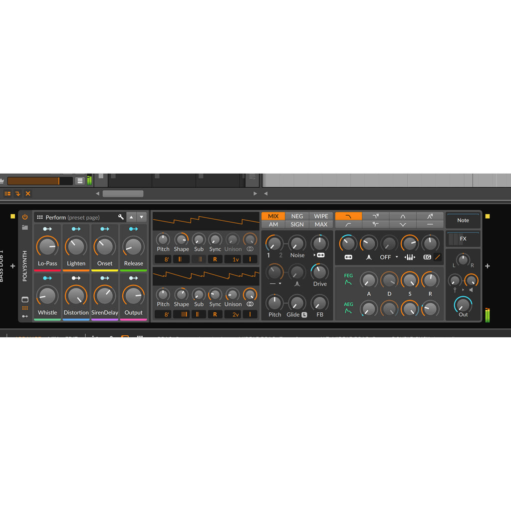 Bitwig Studio Producer 5 music production software window displaying digital audio workstation interface and arrangement view.