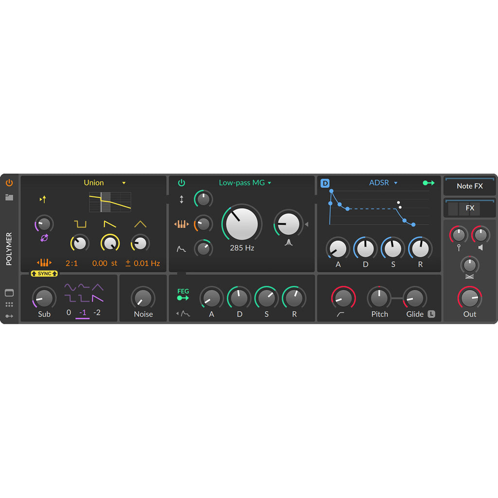 Bitwig Studio Producer 5 music production software interface with digital audio tracks and control panels.