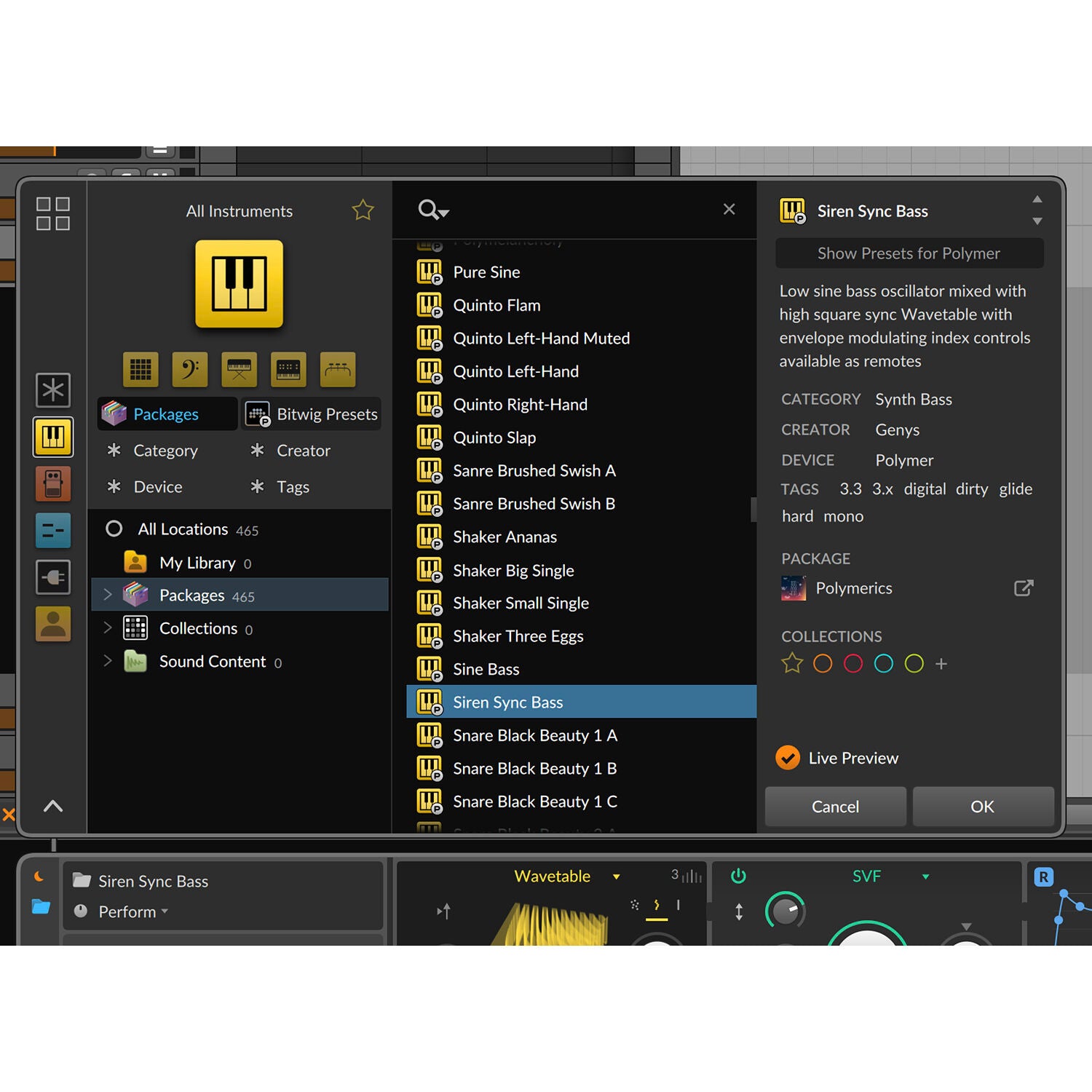 Bitwig Studio Essentials 5 music production software box with digital interface and software packaging for music creation.