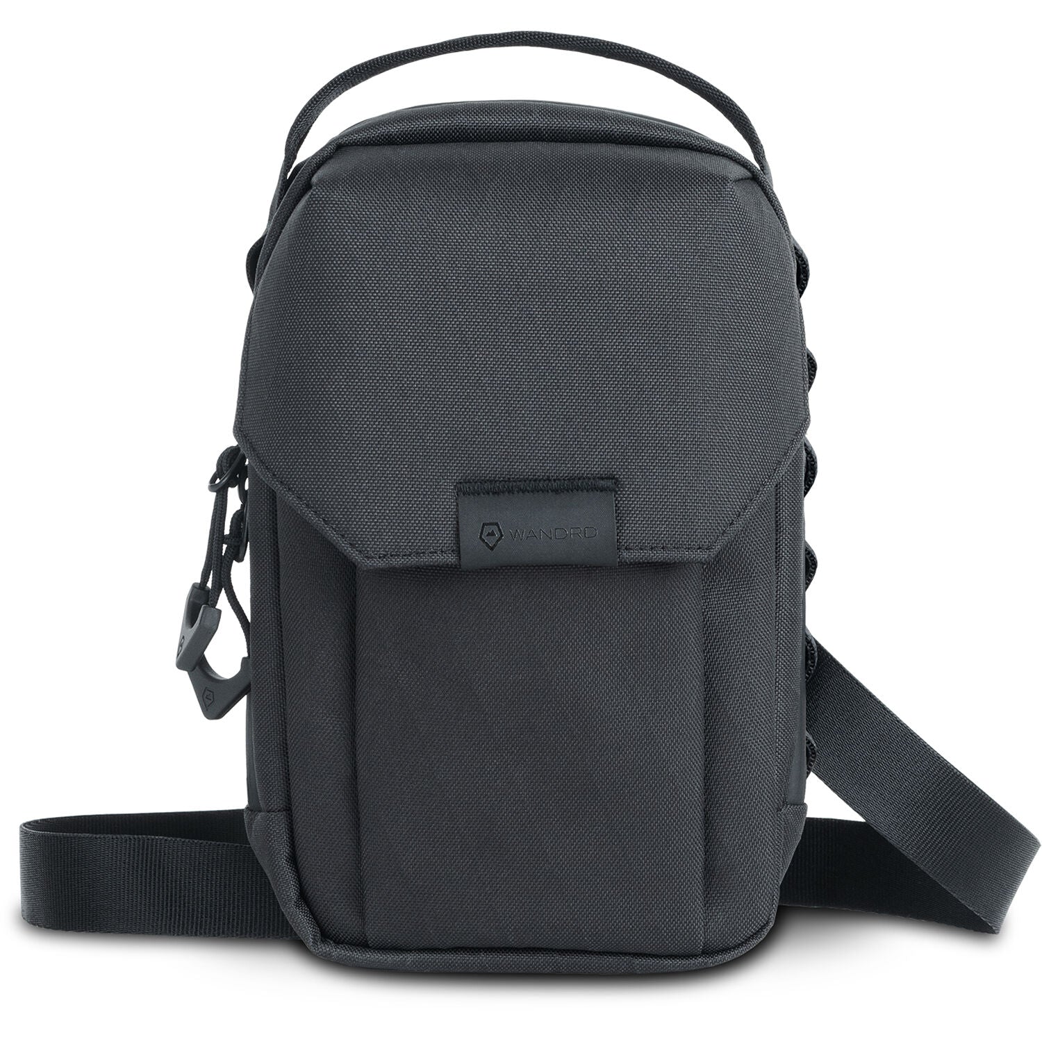 Wandrd X1 Cross Body video equipment bag with adjustable strap, multiple compartments, and padded interior for camera gear protection.