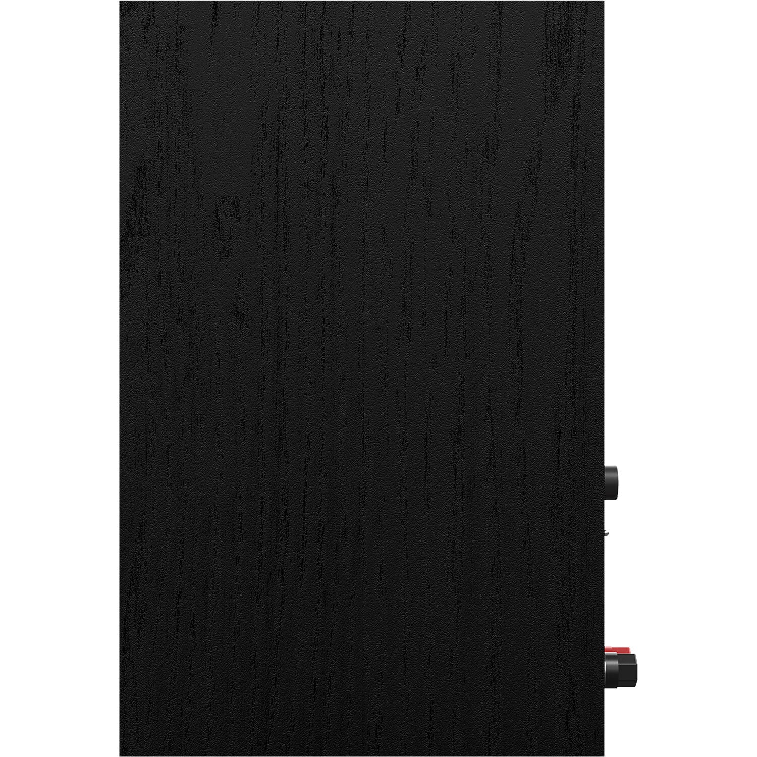 Black Klipsch R-40PM wireless speakers with sleek design and integrated controls, ideal for high-quality audio at home.