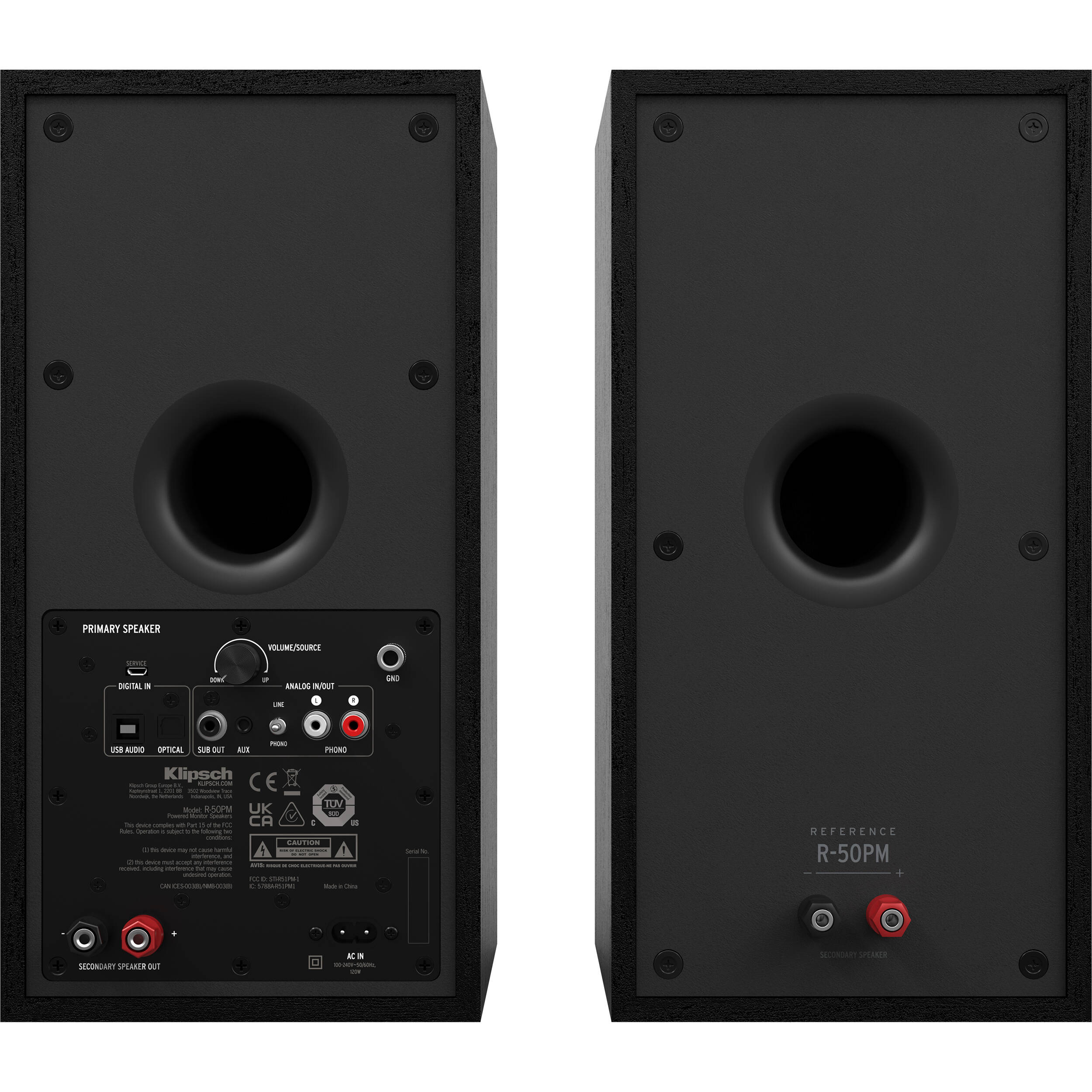 Klipsch R-50PM (Pair, Black)