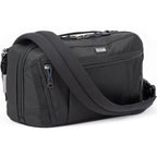 Think Tank PressPass video equipment bag with padded compartments and adjustable straps for professional gear transport.