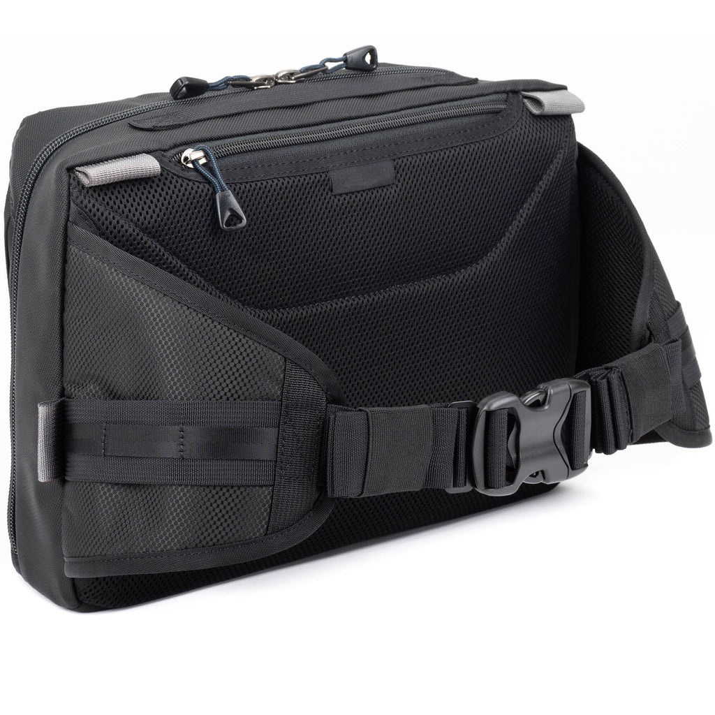 Think Tank PressPass video equipment bag with padded compartments and adjustable straps for professional camera gear storage