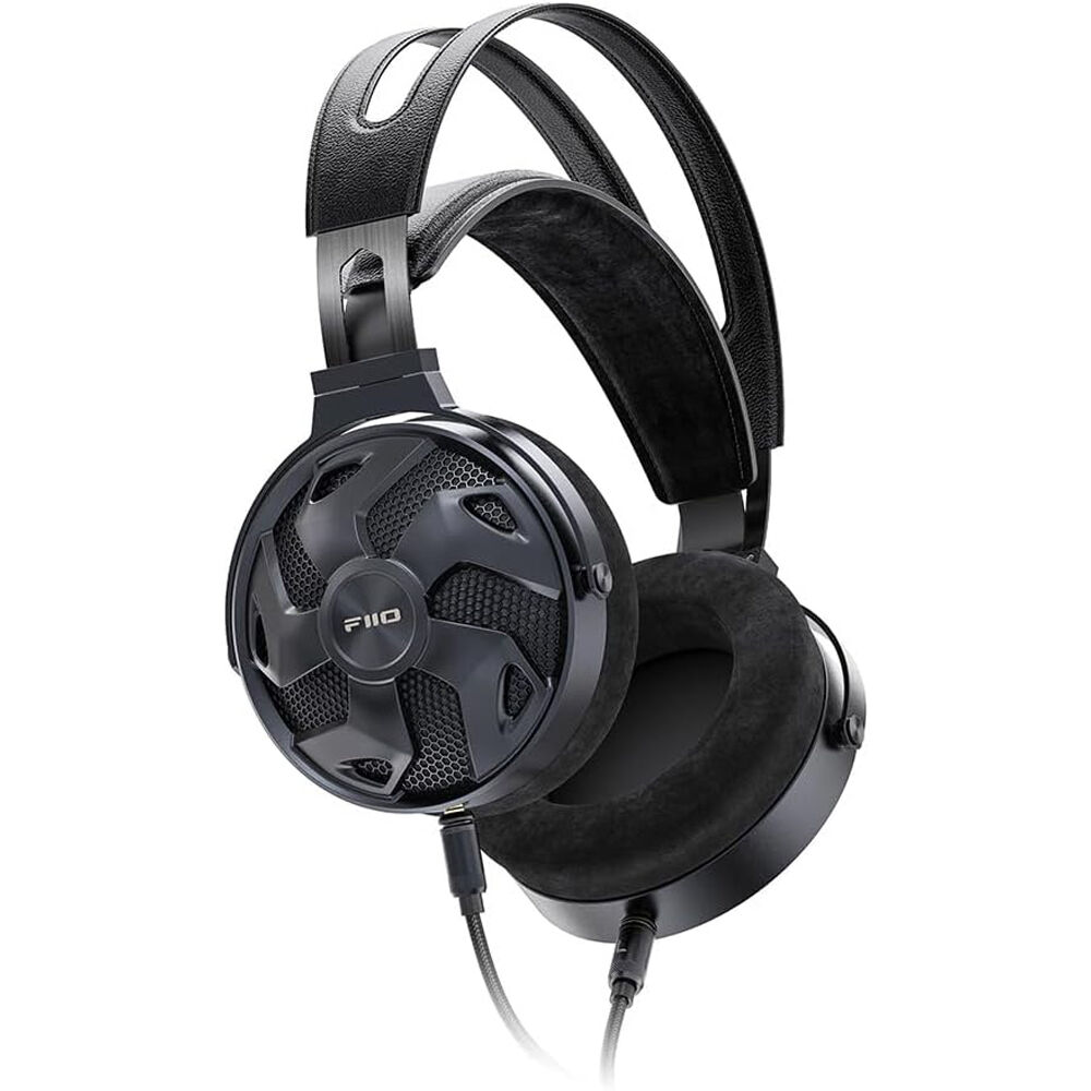 FiiO FT3 wired headphones with 350 Ω impedance, featuring over-ear design and high-quality audio components.