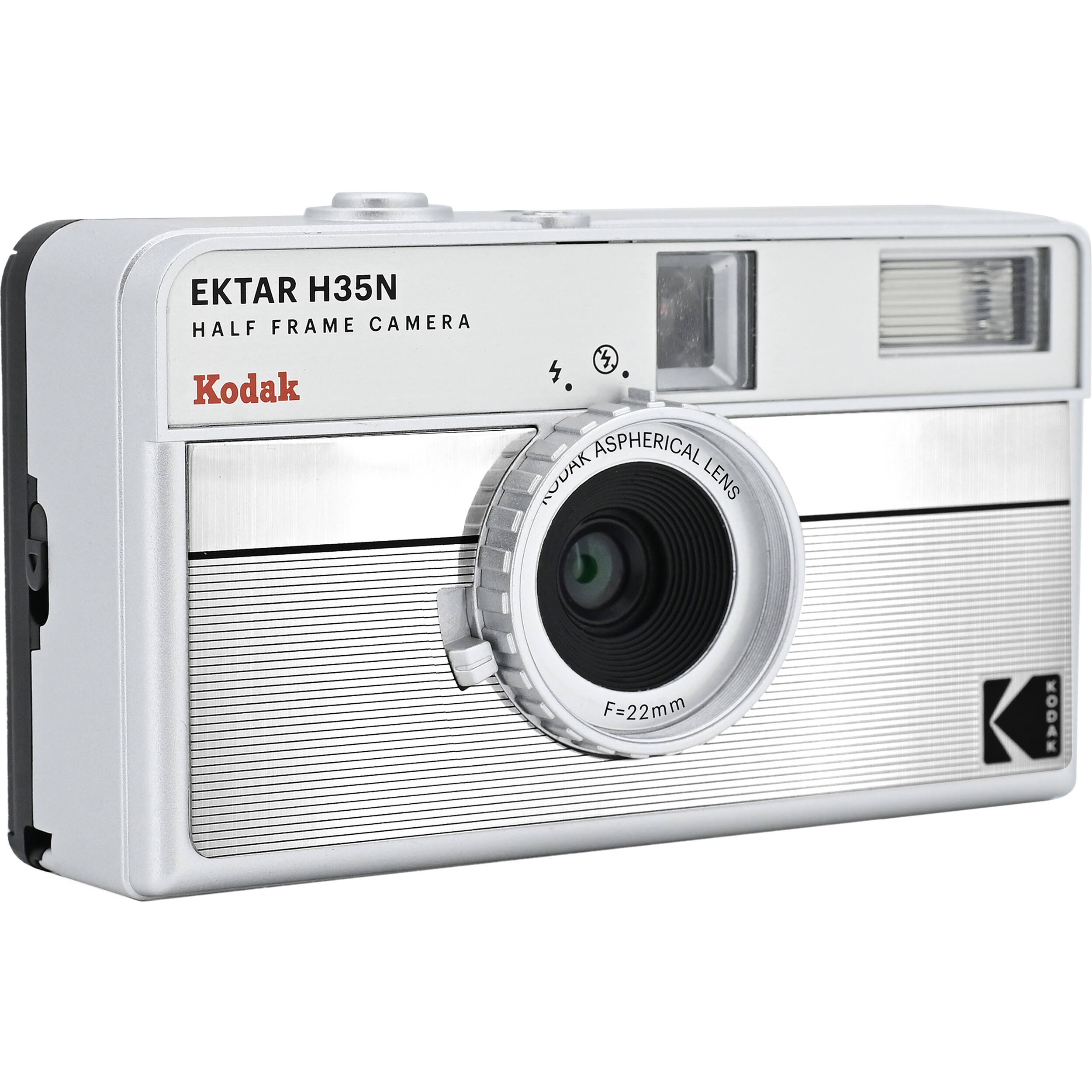Kodak EKTAR H35N compact instant camera with colorful design, ready for instant photo printing and capturing moments.