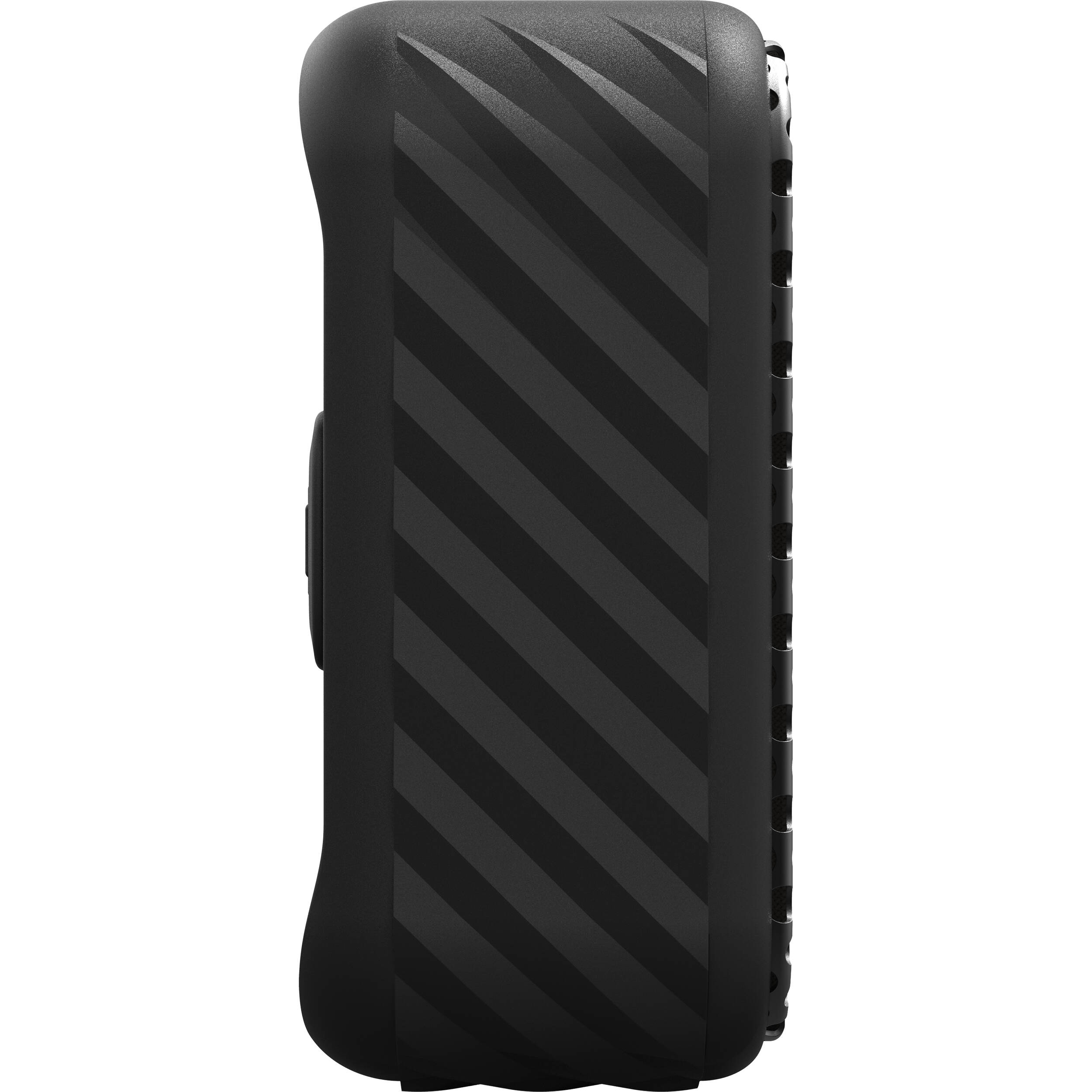 Klipsch Austin portable speaker with sleek black design and control buttons on top, ideal for on-the-go audio.