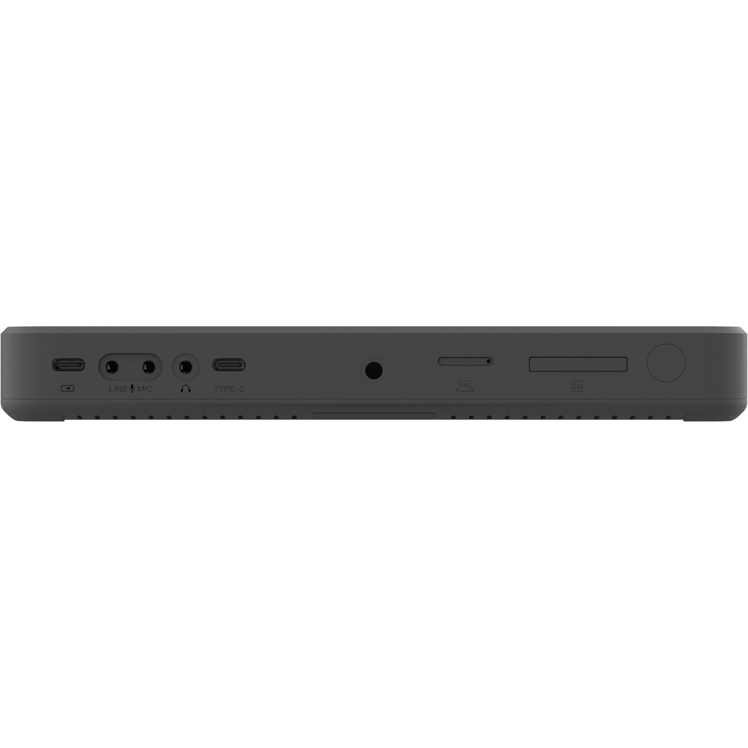 YoloLiv YoloBox Ultra video monitor showing touchscreen interface with live streaming controls and professional video display.