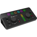 Mackie MainStream video streaming device with control interface and display screen for professional live broadcasts.