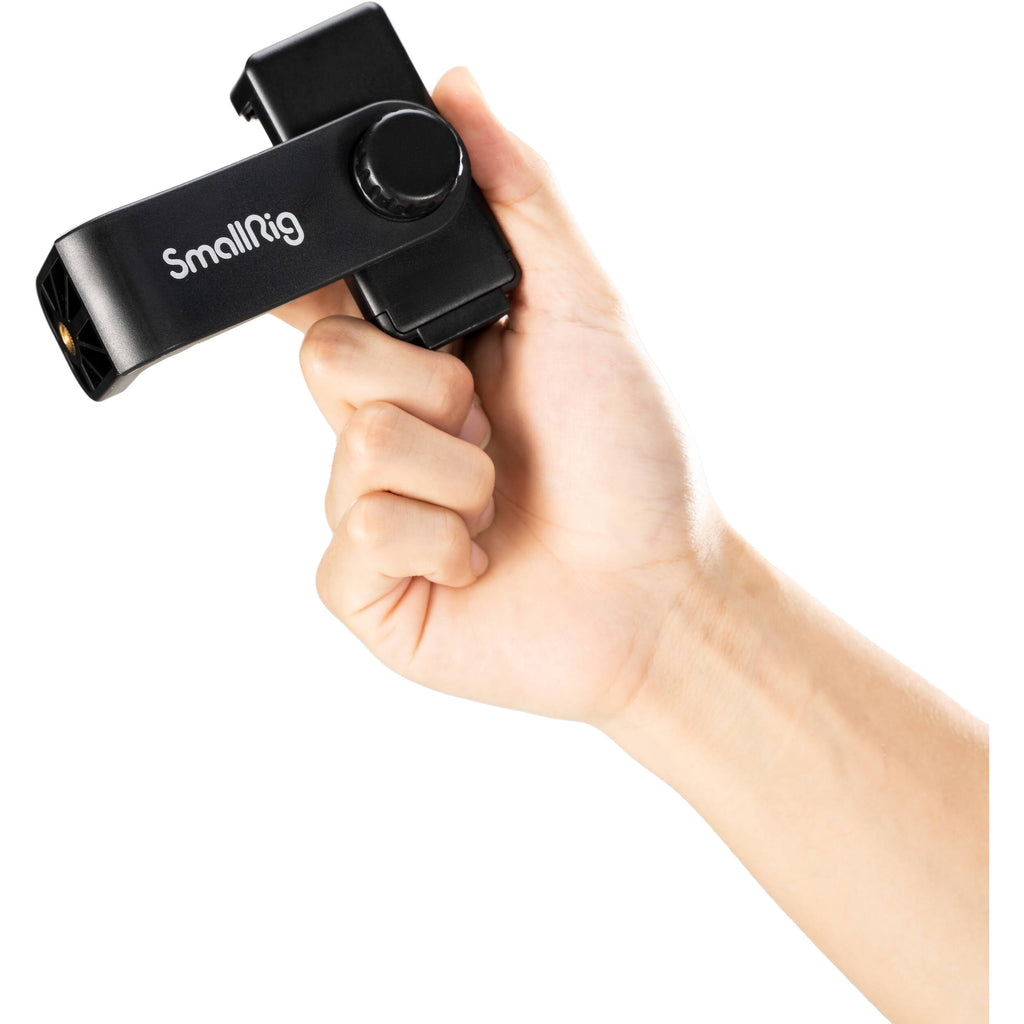 SmallRig PT-30 reverse-folding smartphone live streaming stand kit with tripod and support rig for stable video recording.