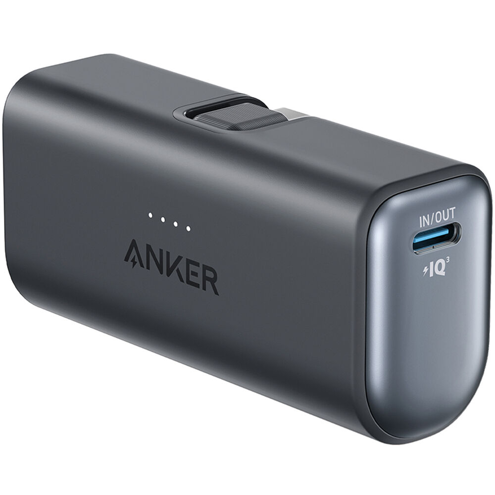 Anker Nano Power Bank (5K, Built-In USB-C Connector)
