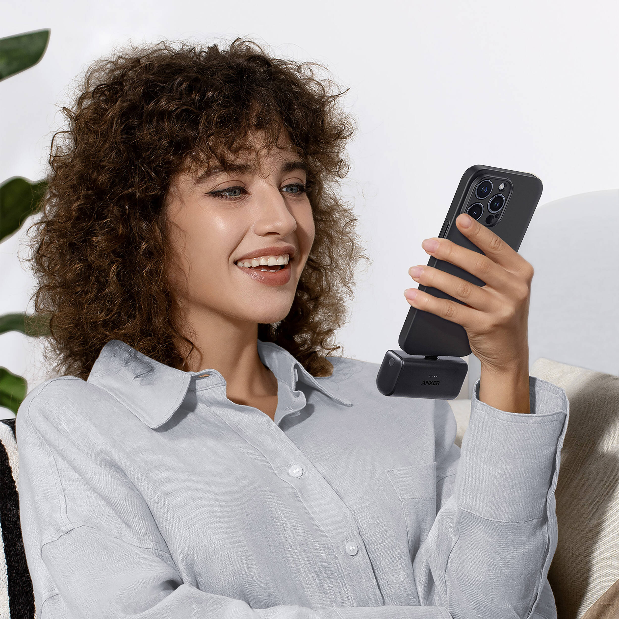 Anker Nano Power Bank (5K, Built-In USB-C Connector)