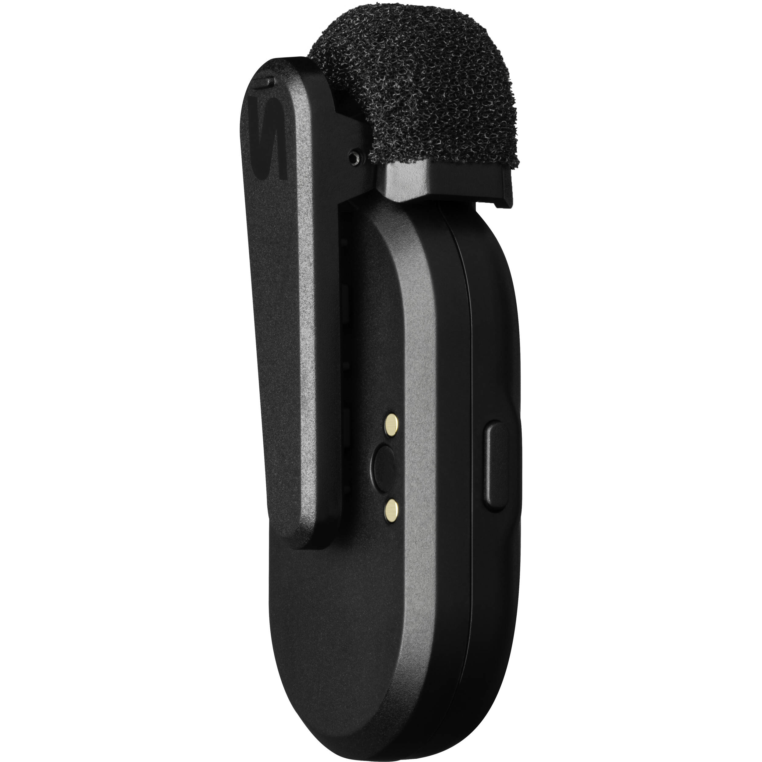 Shure MoveMic One creator wireless microphone system with compact transmitter and receiver for high-quality audio recording.