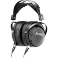 Audeze LCD-2 Classic Closed Back Head-Fi headphones with leather-free ear cups, black design, and padded headband for comfort.