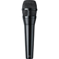 Shure Nexadyne 8/C dynamic microphone with black grille and body, designed for professional audio use.