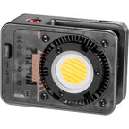 Zhiyun Molus X60 Pro bi-color LED light panel with adjustable brightness and color temperature, mounted on a tripod.