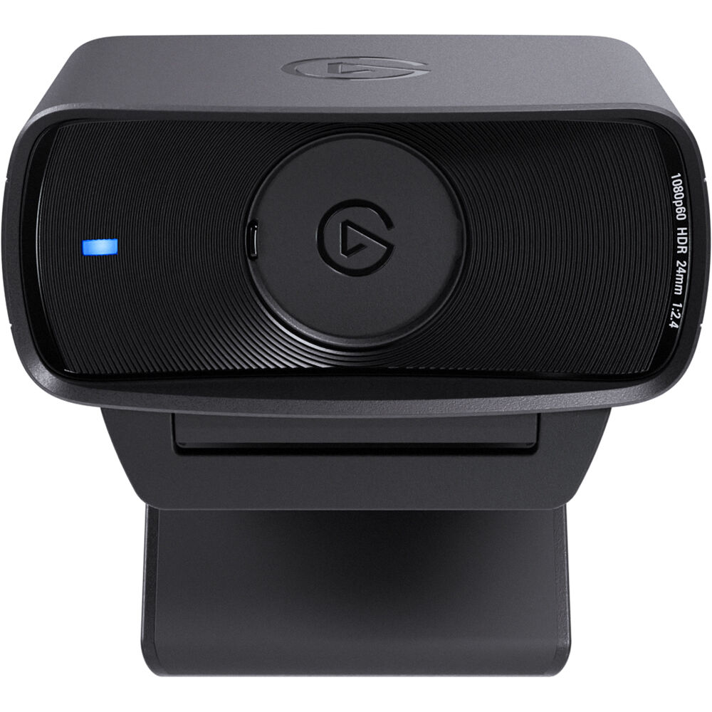 Elgato Facecam MK2 video camera showing front view with lens and branding for high-quality streaming and recording.