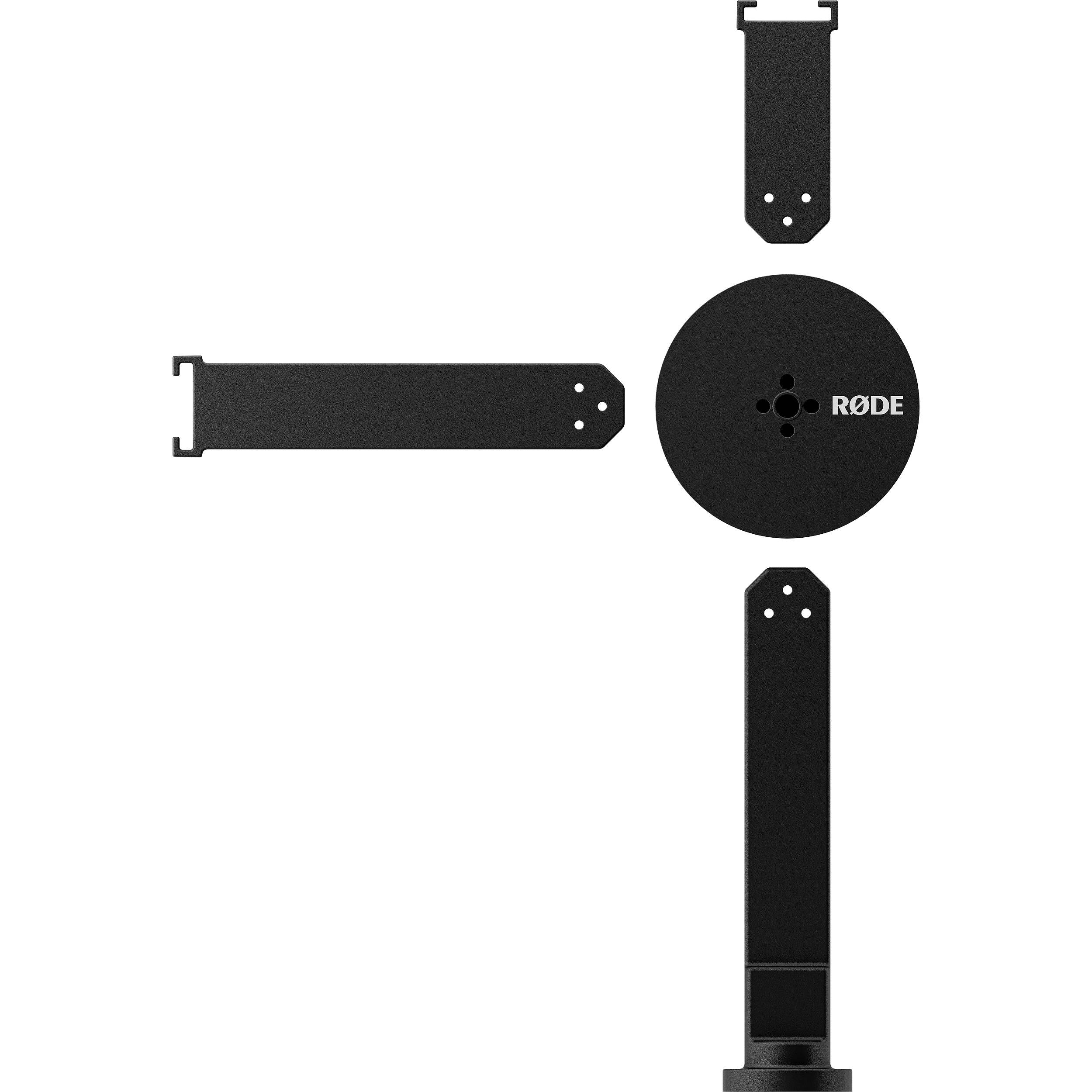 Rode magnetic mount attached to tripod support, designed for secure and versatile camera or microphone setup.