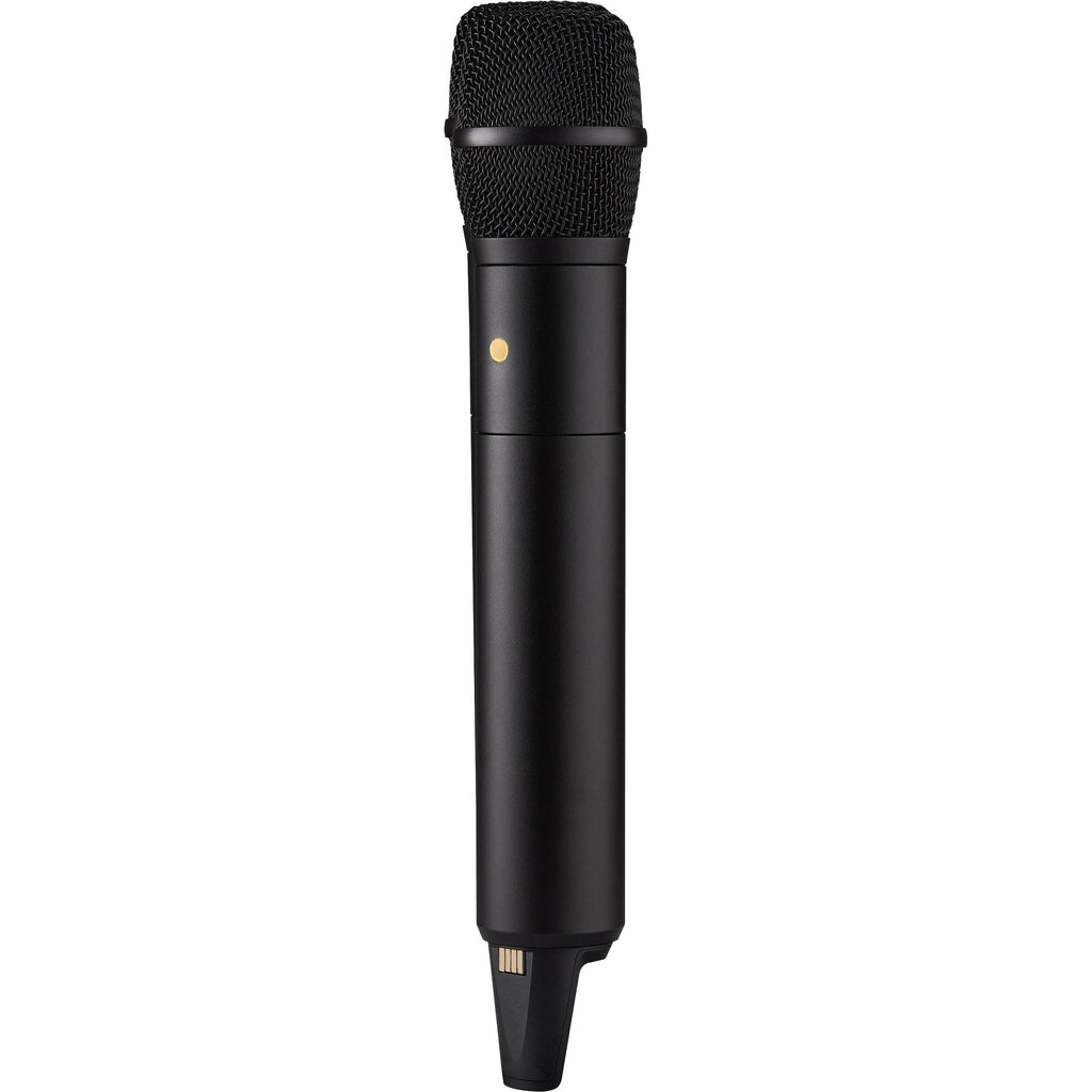 Rode Interview Pro wireless microphone accessory with receiver and transmitter for professional audio recording setup.